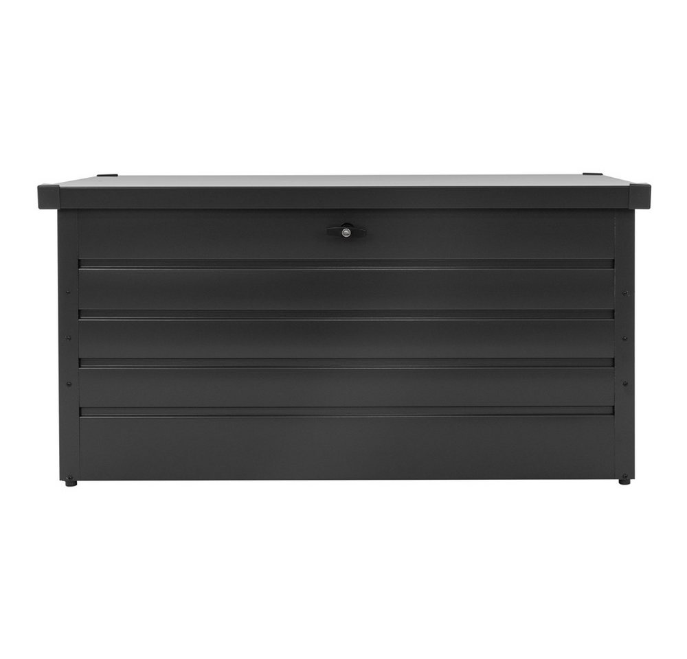 Thumbnail - ML-DESIGN Auflagenbox Outdoor Kissenbox Garten Aufbewahrungsbox Gartentruhe Gartenbox, Metall 350 Liter 120x565x63cm Ant...