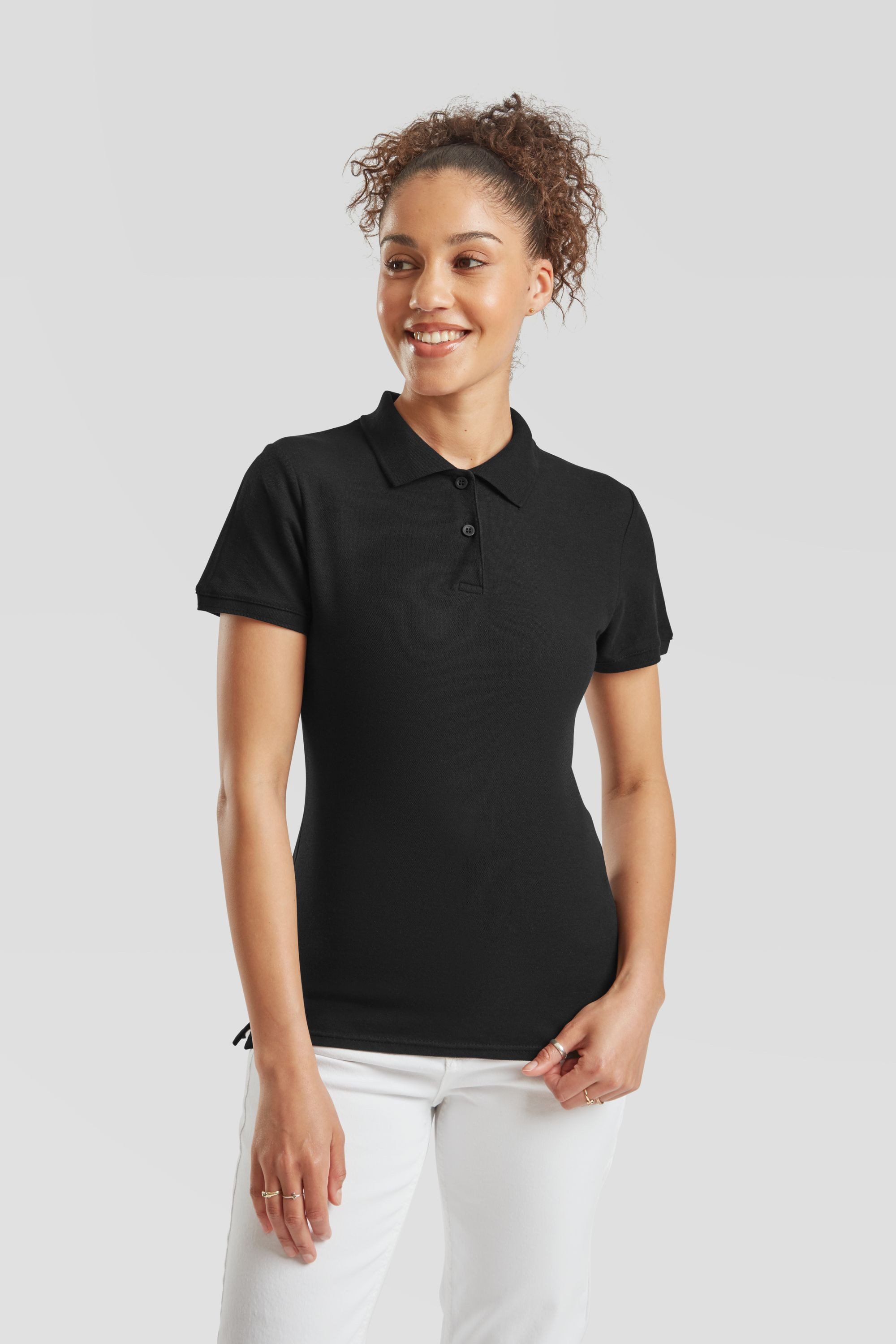 Fruit of the Loom Poloshirt Fruit of the Loom Premium Polo Lady-Fit