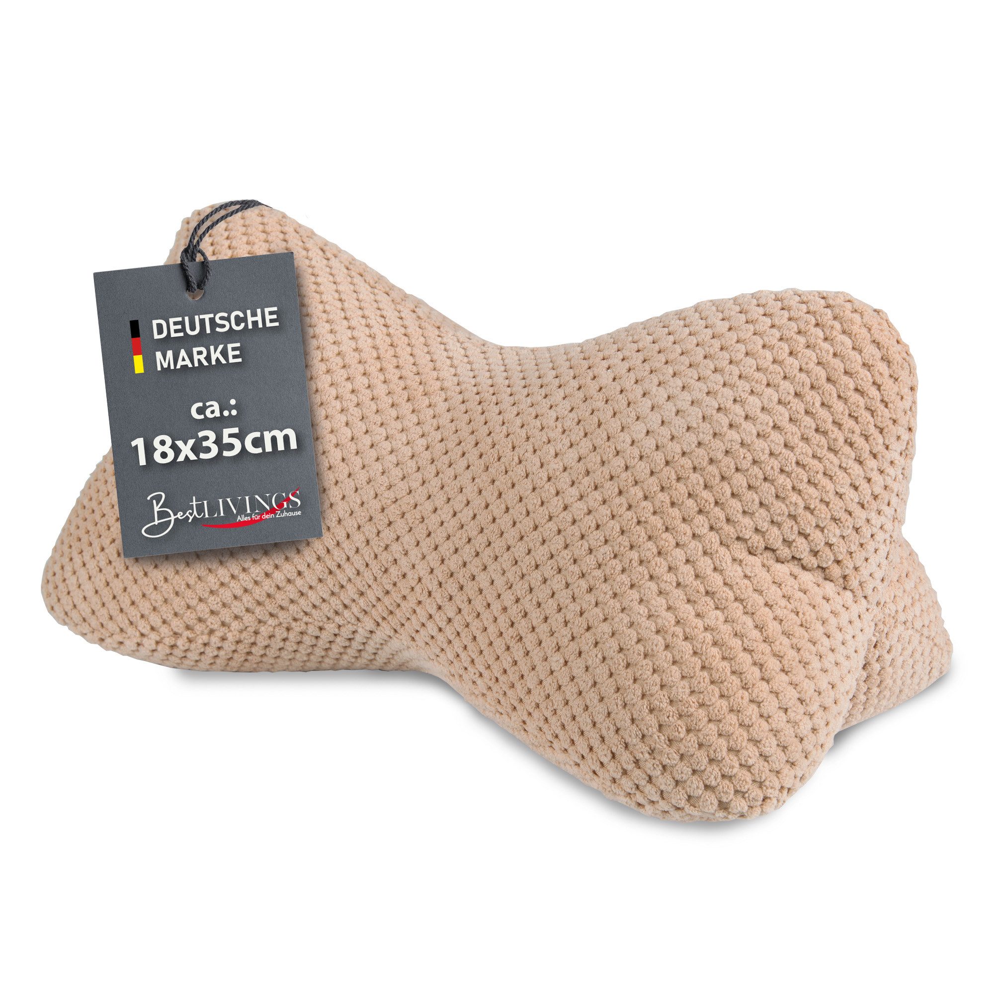 Bestlivings Nackenstützkissen Leseknochen 18x35 cm verschiedene günstig online kaufen