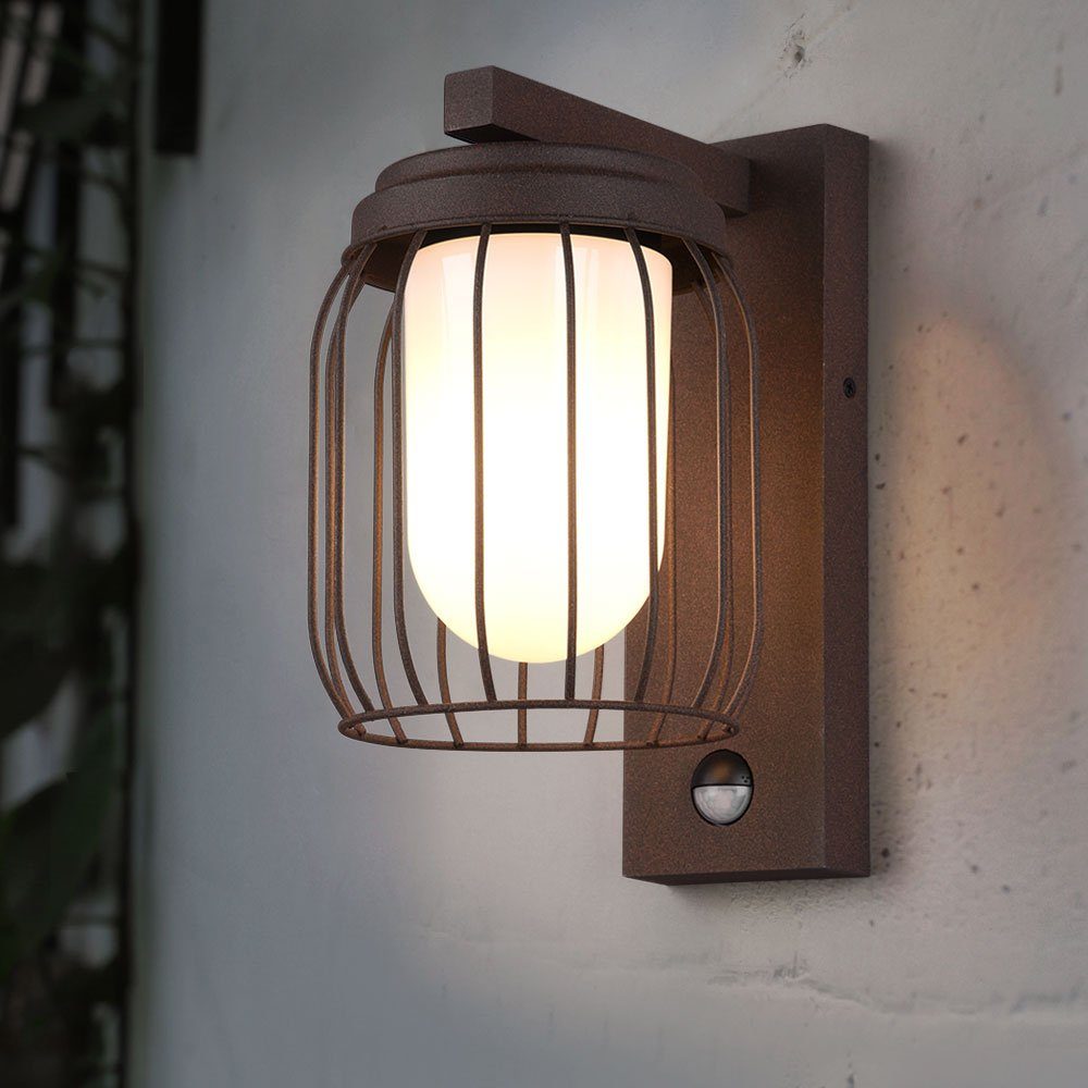 etc-shop Wandlampe nicht Outdoor Außen-Wandleuchte, Außen inklusive, für Leuchtmittel Vintage Lampe