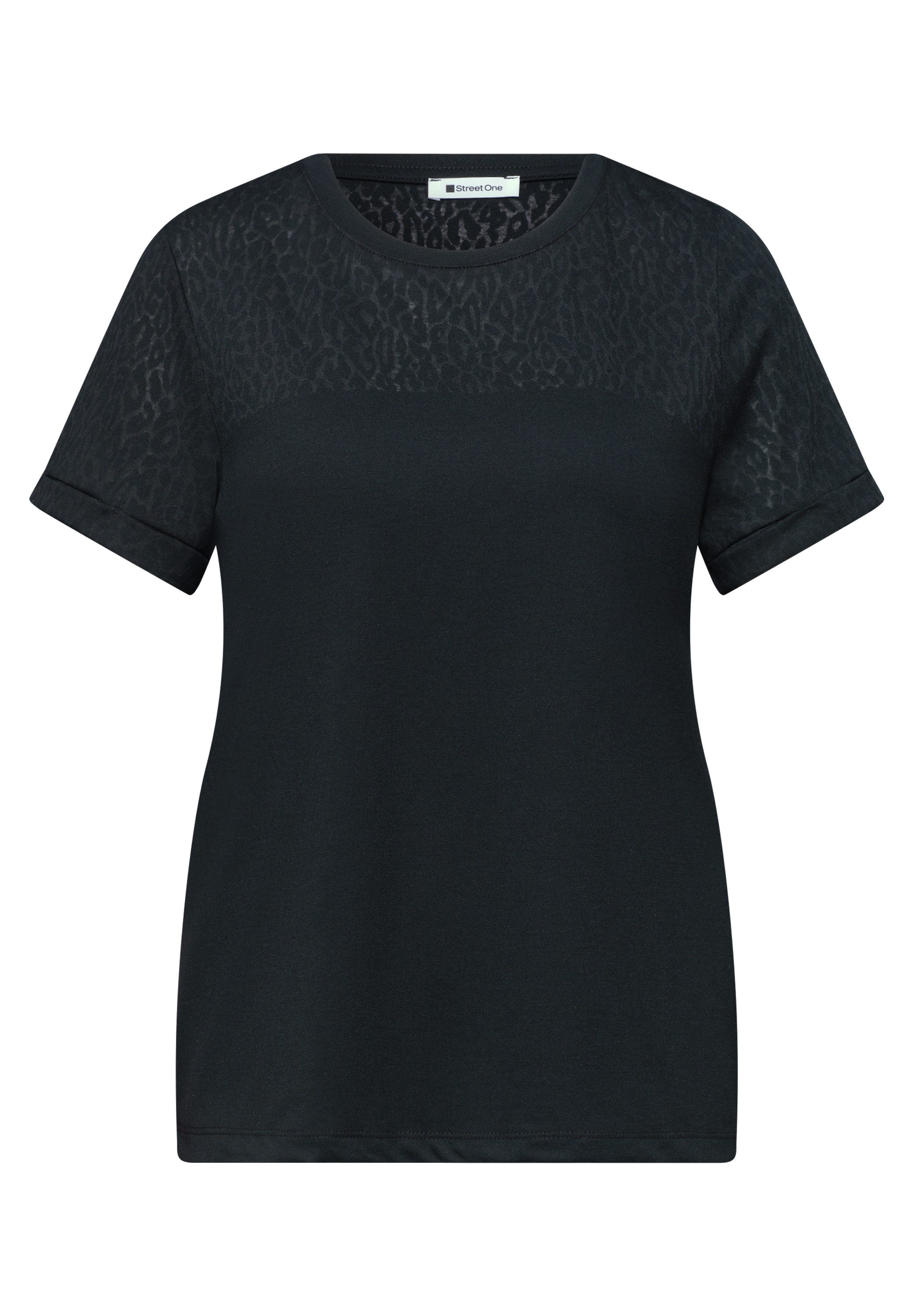 STREET ONE T-Shirt mit Rundhalsausschnitt – Bild 4 von 5