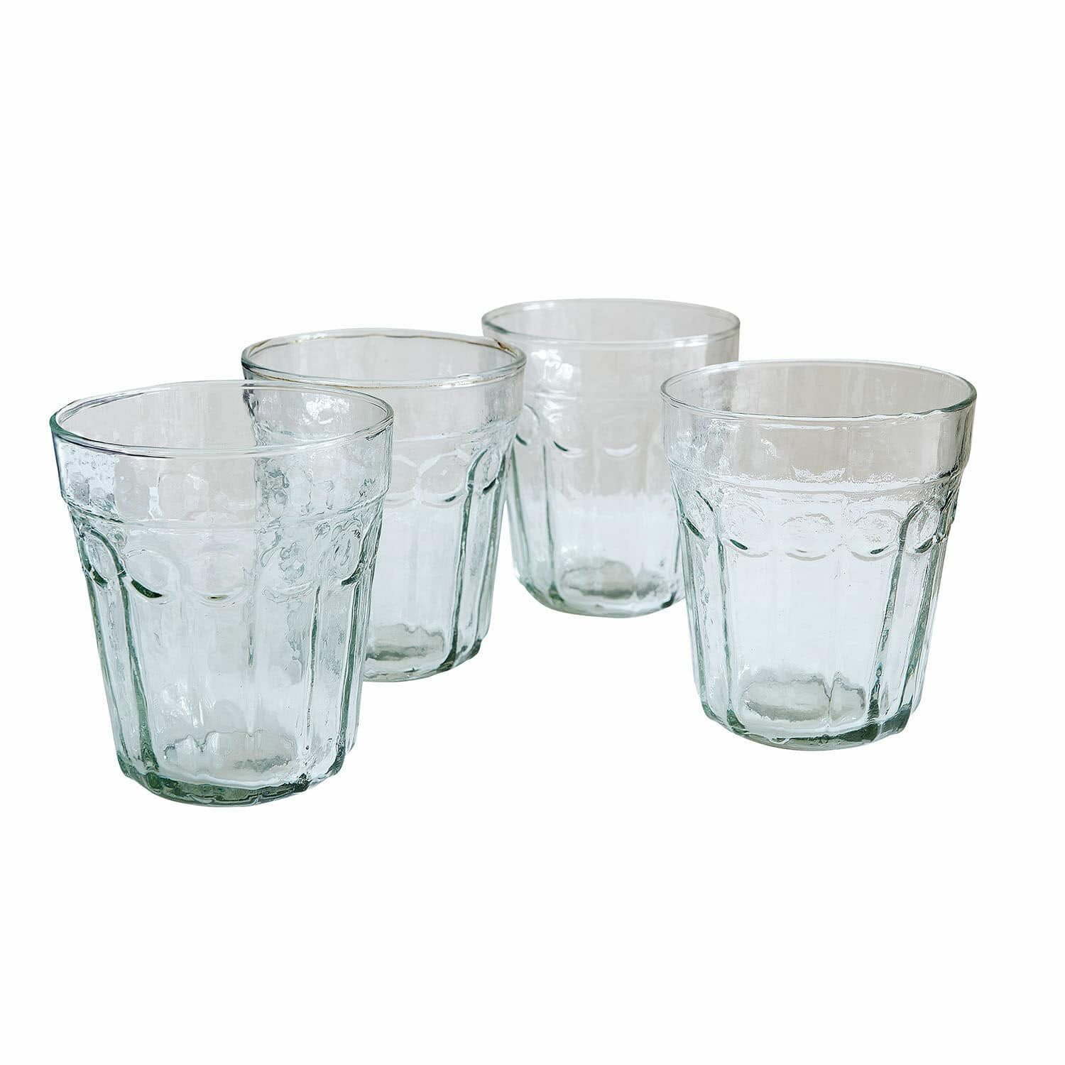 Mirabeau Glas Glas 4er Set Alizande klar/grün, Glas