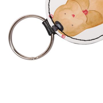 Mr. & Mrs. Panda Schlüsselanhänger Hamster Hut - Weiß - Geschenk, Zwerghamster, Zauberer, Tiere, Taschen (1-tlg), Liebevolles Design