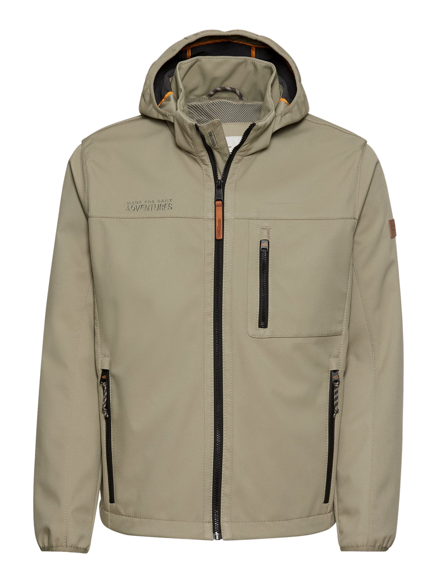 camel active Funktionsjacke grün,Outdoor,Polyester,Unifarben,Stehkragen,Lang,Regular Fit