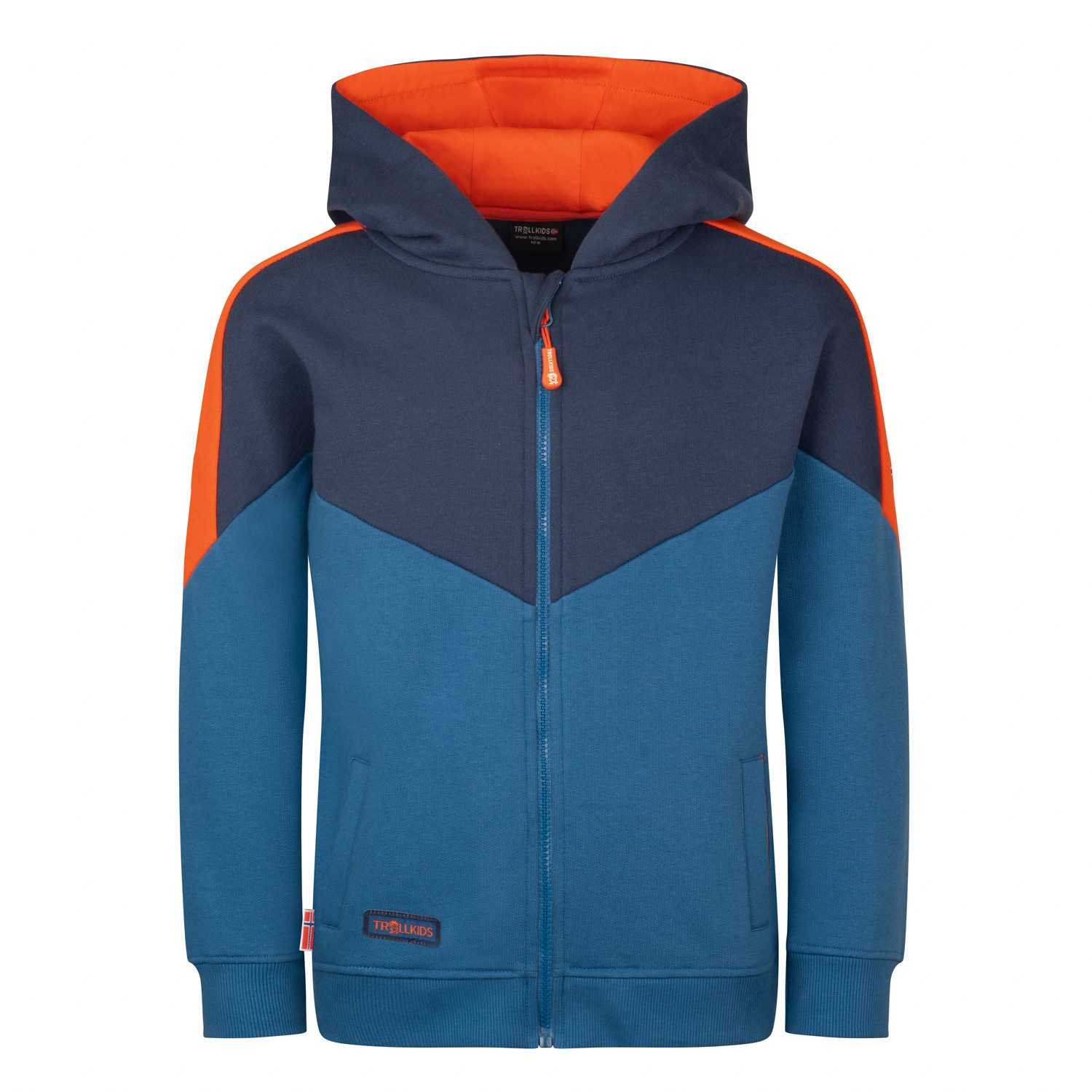 TROLLKIDS Kapuzensweatjacke Flekkefjord Aus Organic Cotton