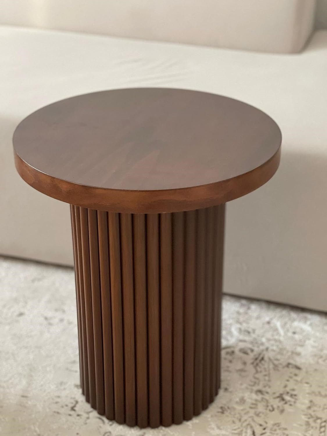 Schatzkiste1 Beistelltisch Beistelltisch Holz in Travertin Optik, Walnuss 4 günstig online kaufen