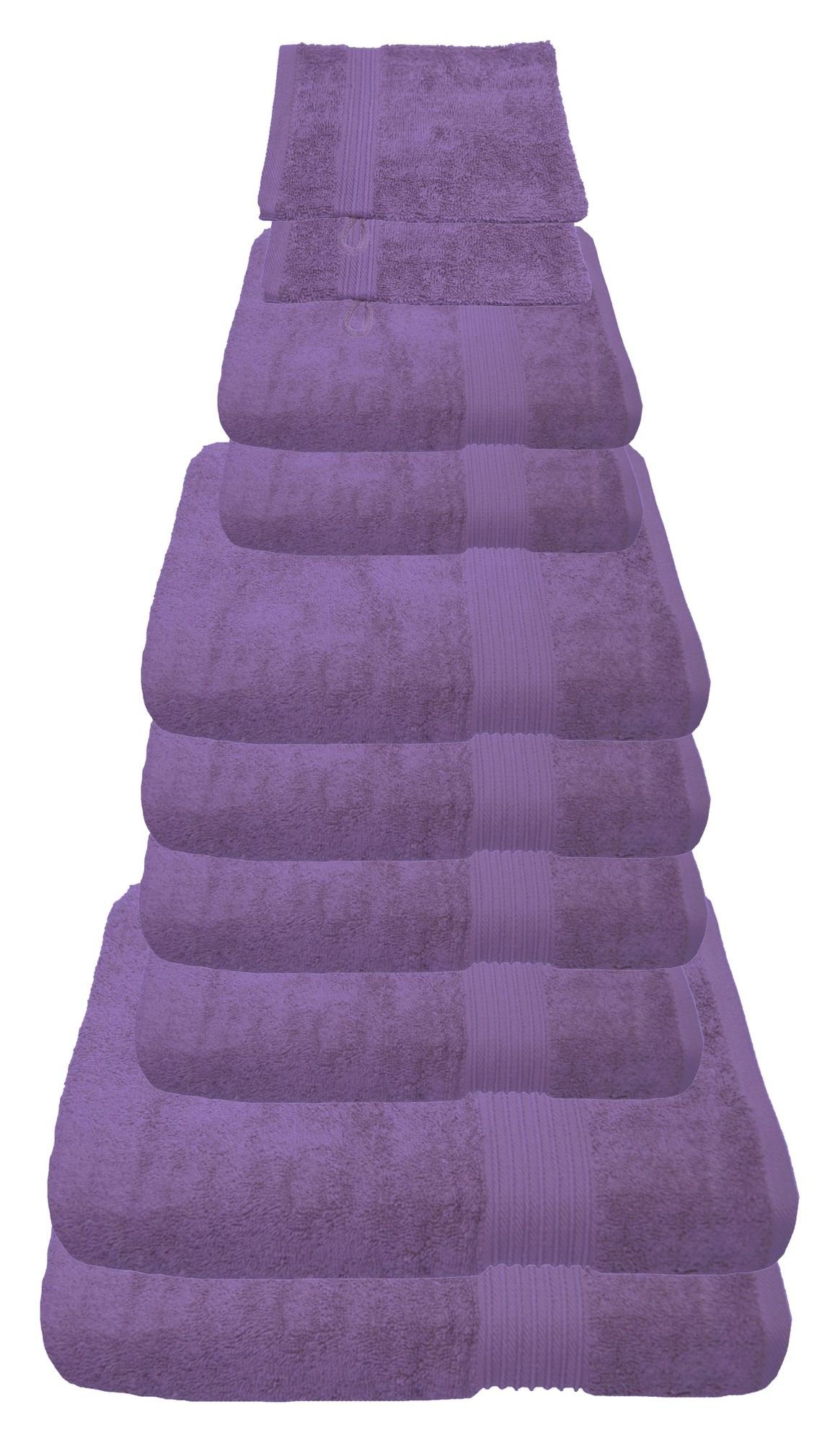 Julie Julsen Handtücher 10-Handtücher-Lavendel, Baumwolle (10-St) günstig online kaufen