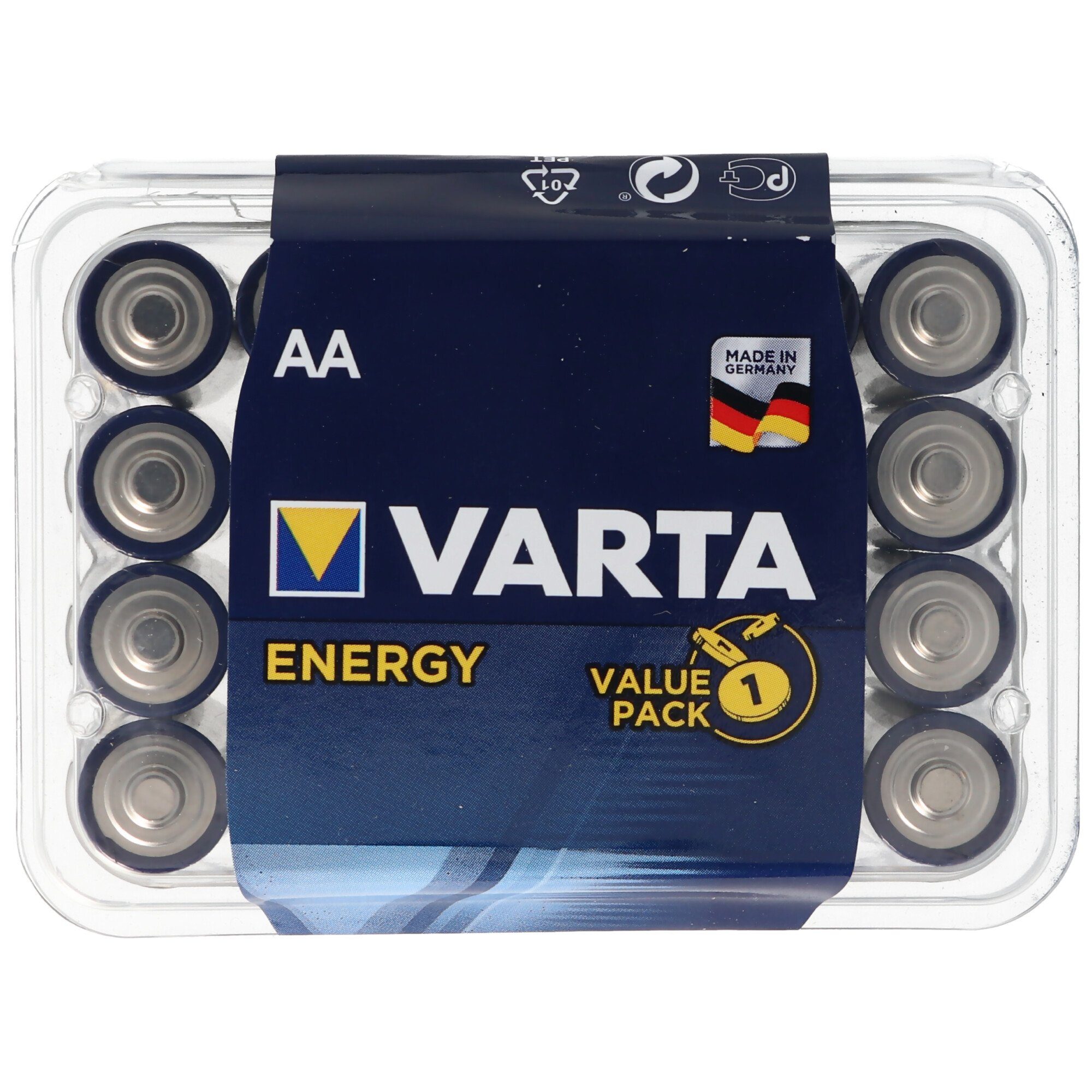 VARTA Varta AA Mignon LR6 kostenloser Batterie Aufbewahrungsbox inkl. V) (1,5 Batterie