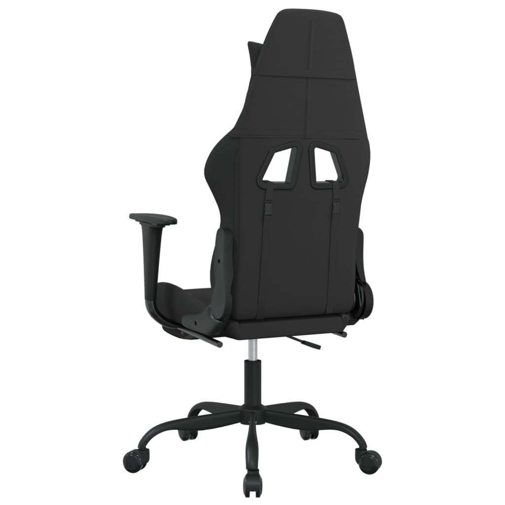 Fußstütze Gaming-Stuhl Stoff und (1 Tarnfarben Schwarz mit furnicato St)
