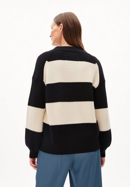 Armedangels Strickpullover HAAYLE BLOCKSTRIPES Damen (1-tlg)