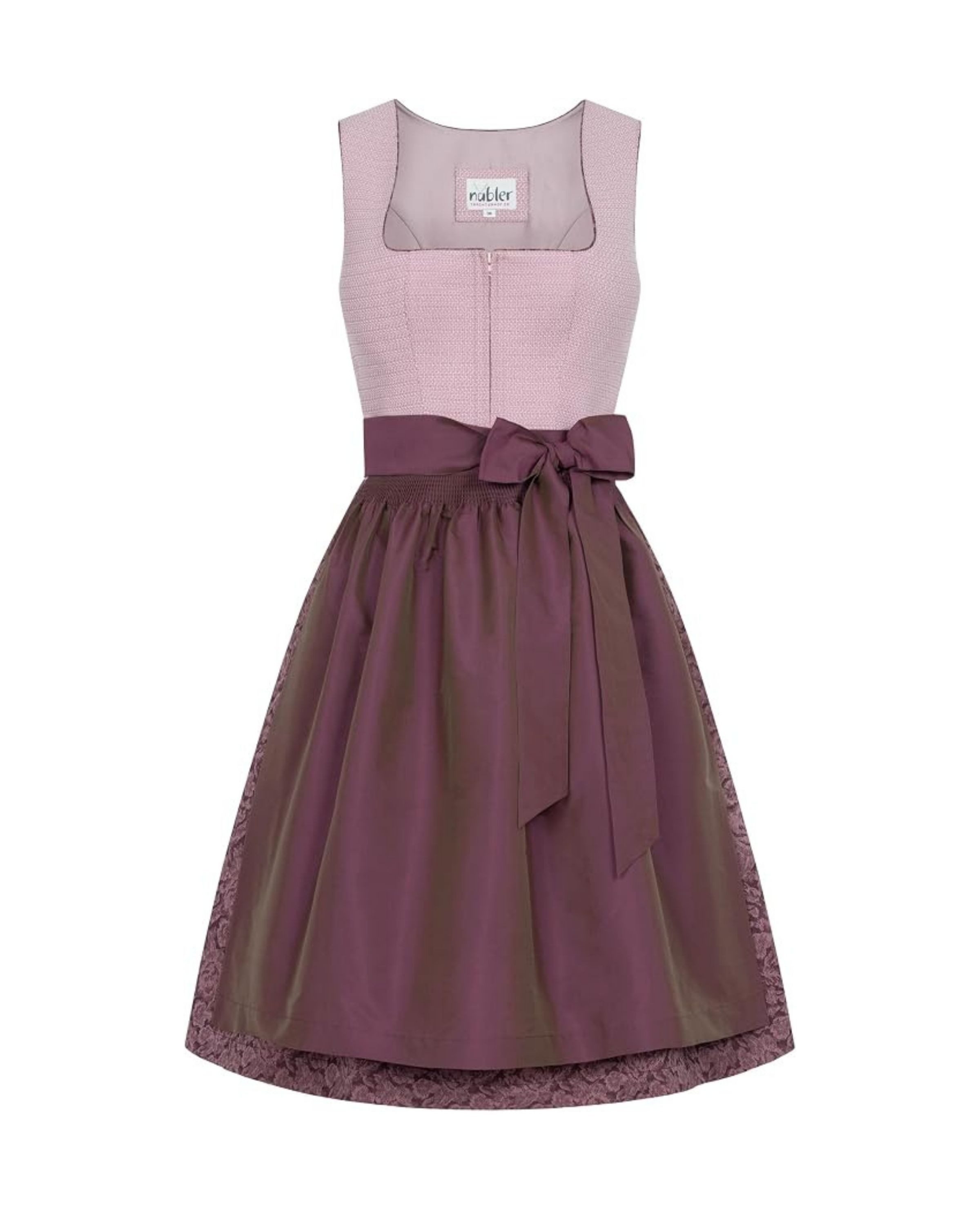 Nübler Dirndl Mini Dirndl Kaja in Lavendel von Nübler - Rocklänge 60 cm