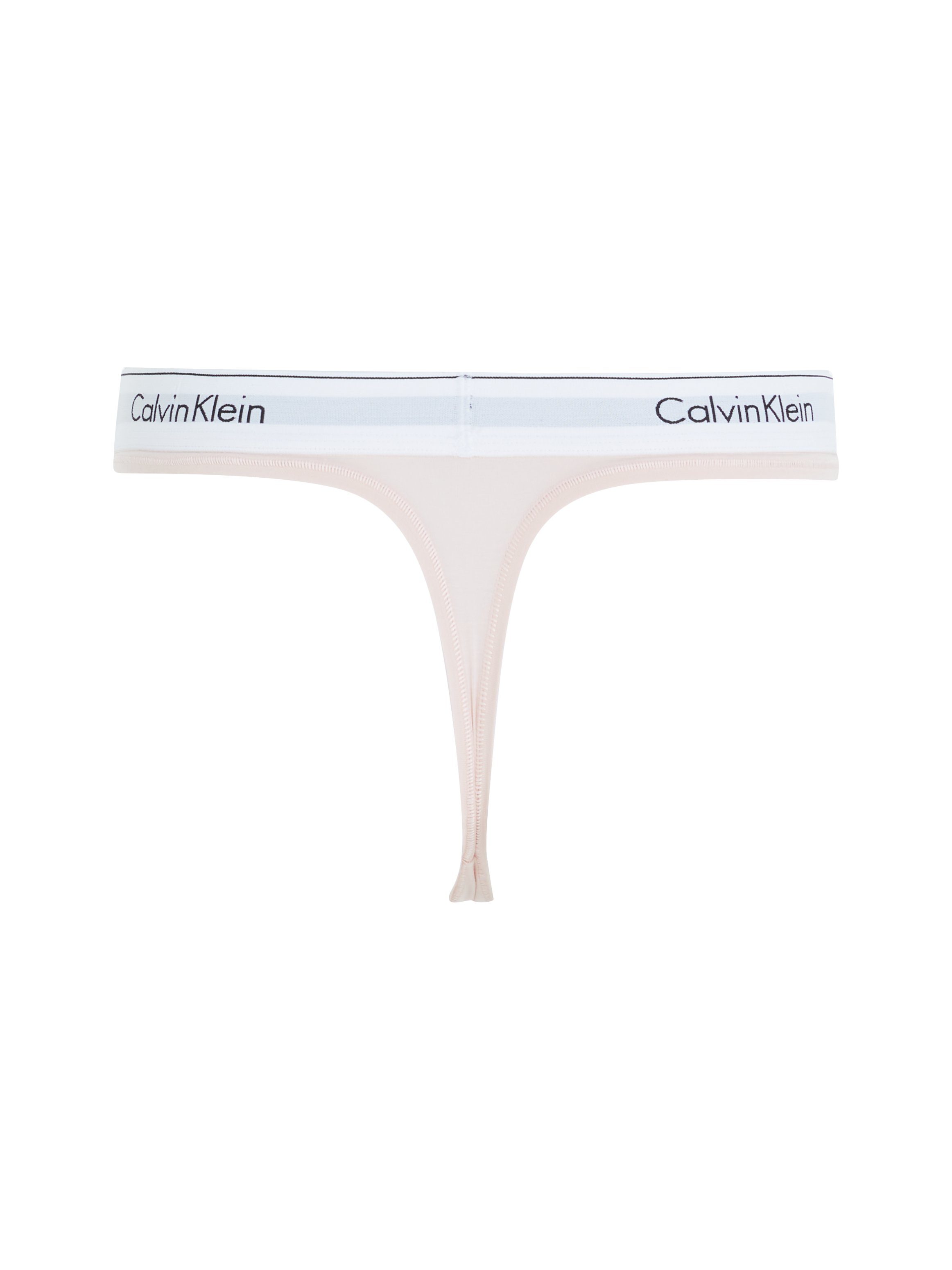 Calvin T-String breitem Bündchen rosa Klein MODERN Underwear mit COTTON