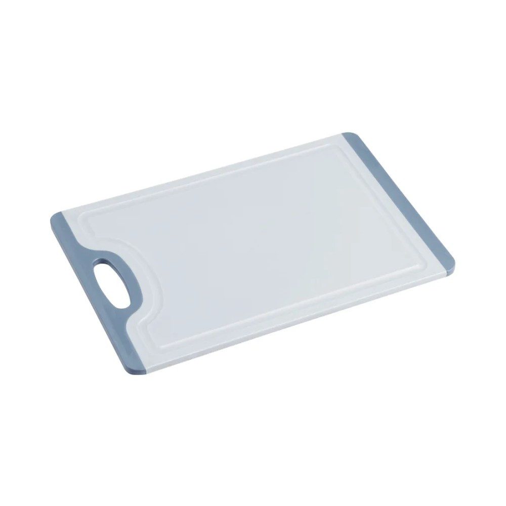 Kesper Schneidebrett Schneidebrett Kunststoff blau 30x20 cm, Kunststoff, Rutsch-Stopp und Saftrille