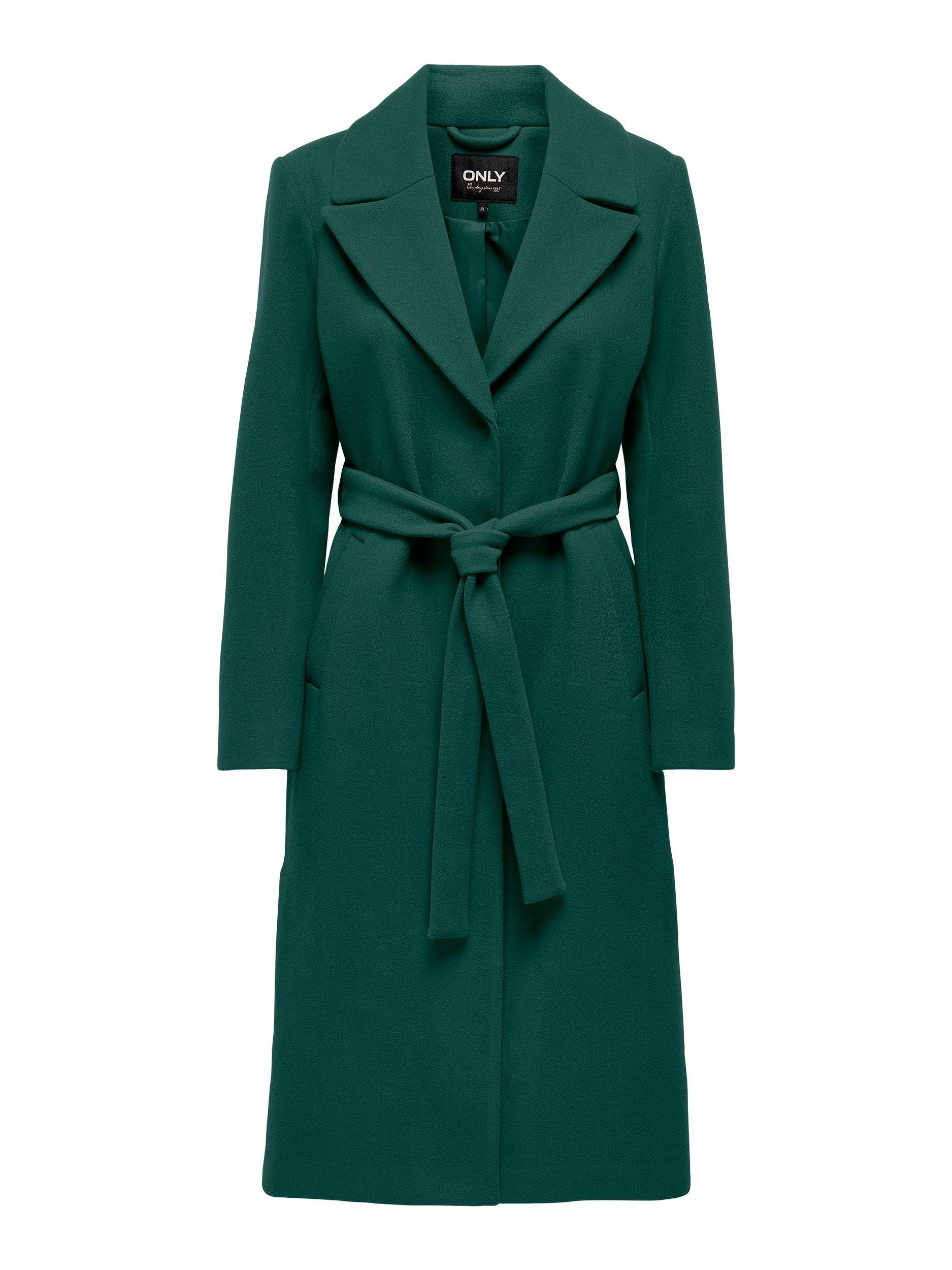 X-LONG Green COAT ONLCLARA ONLY CS Langmantel OTW Trekking