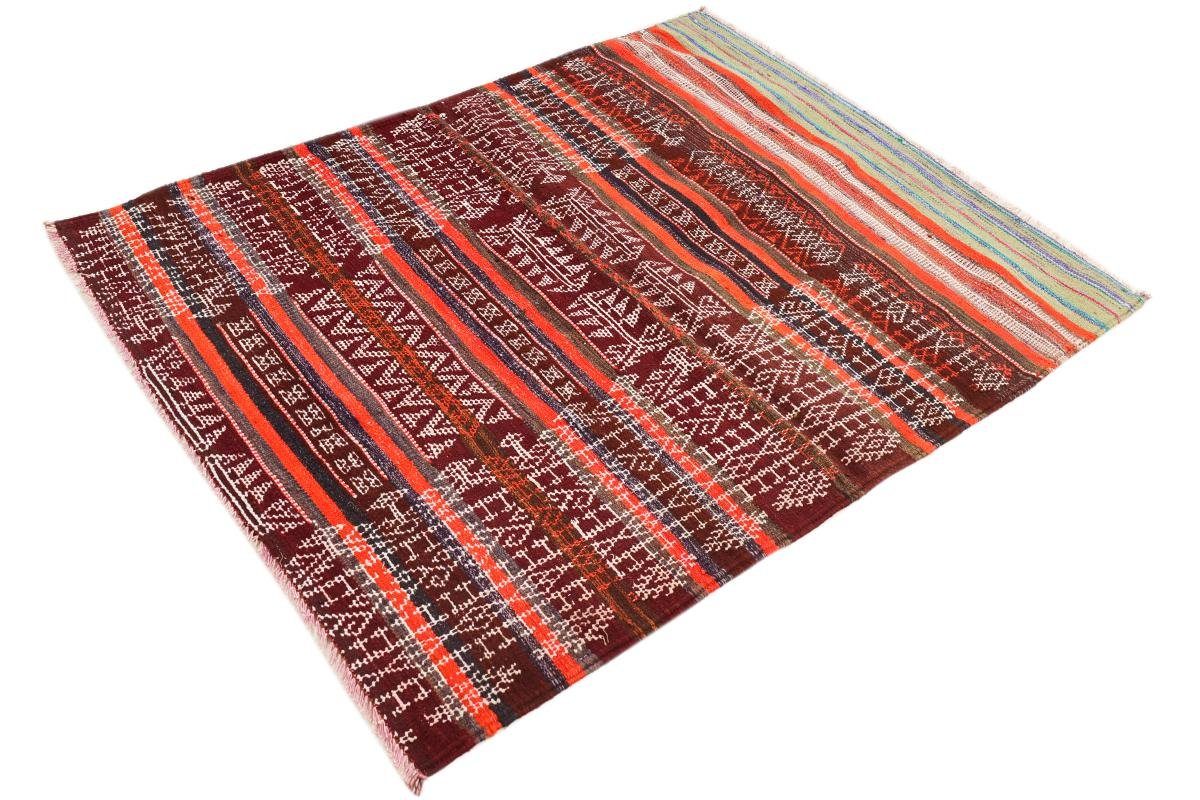Antik Höhe: Afghan Kelim Handgewebter 114x148 rechteckig, Trading, Orientteppich, Nain 3 mm Orientteppich