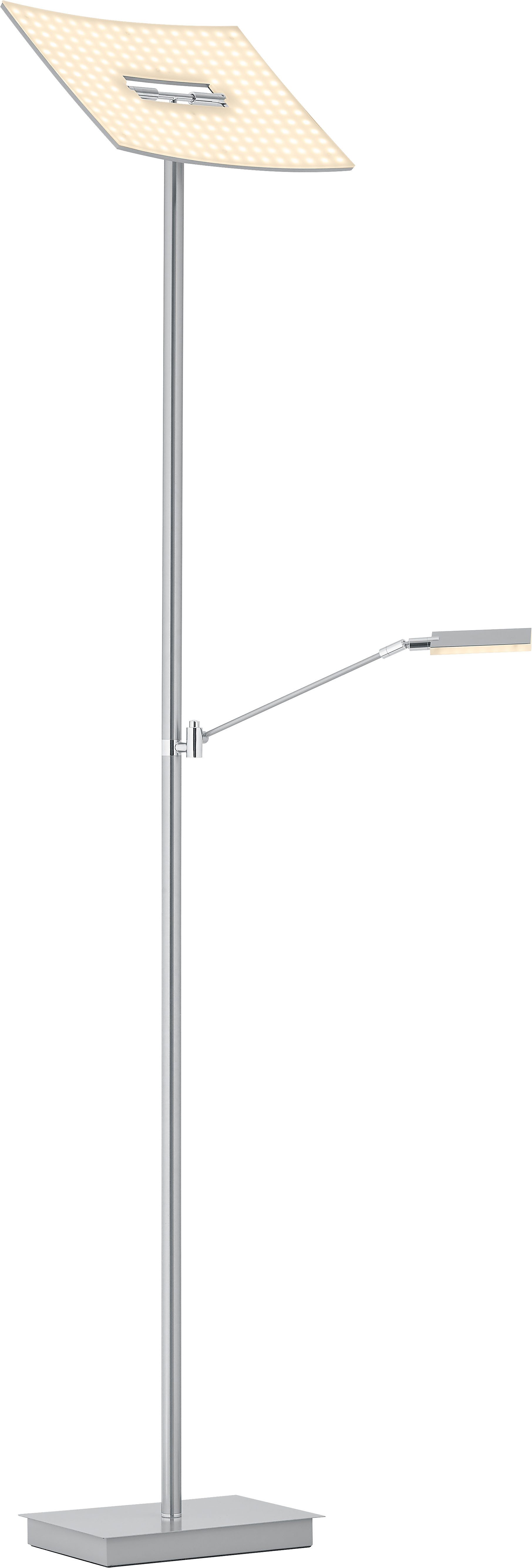 HELL höllisch gutes Licht LED Stehlampe MODENA X, LED fest integriert, Warmweiß, Tastdimmer