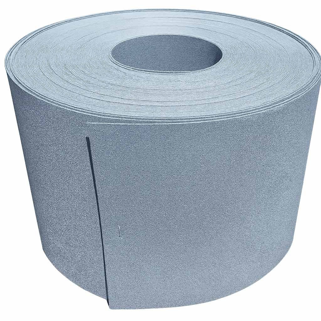 Systafex® Sichtschutzstreifen Sichtschutz Rolle RAL7040 Grau 26m für Doppelstabmattenzaun