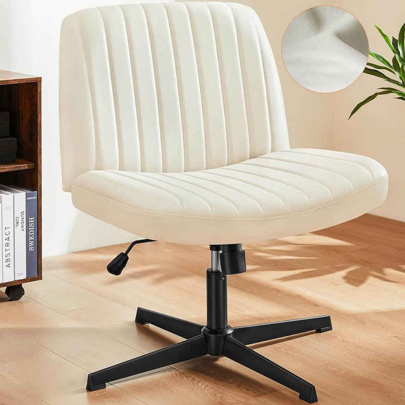 JOEAIS Bürostuhl Chefsessel PU Leder Schreibtischstuhl Stuhl Office Chair Drehstuhl (Computerstuhl), 110 kg Sessel Ergonomisch Sessel Wippfunktion