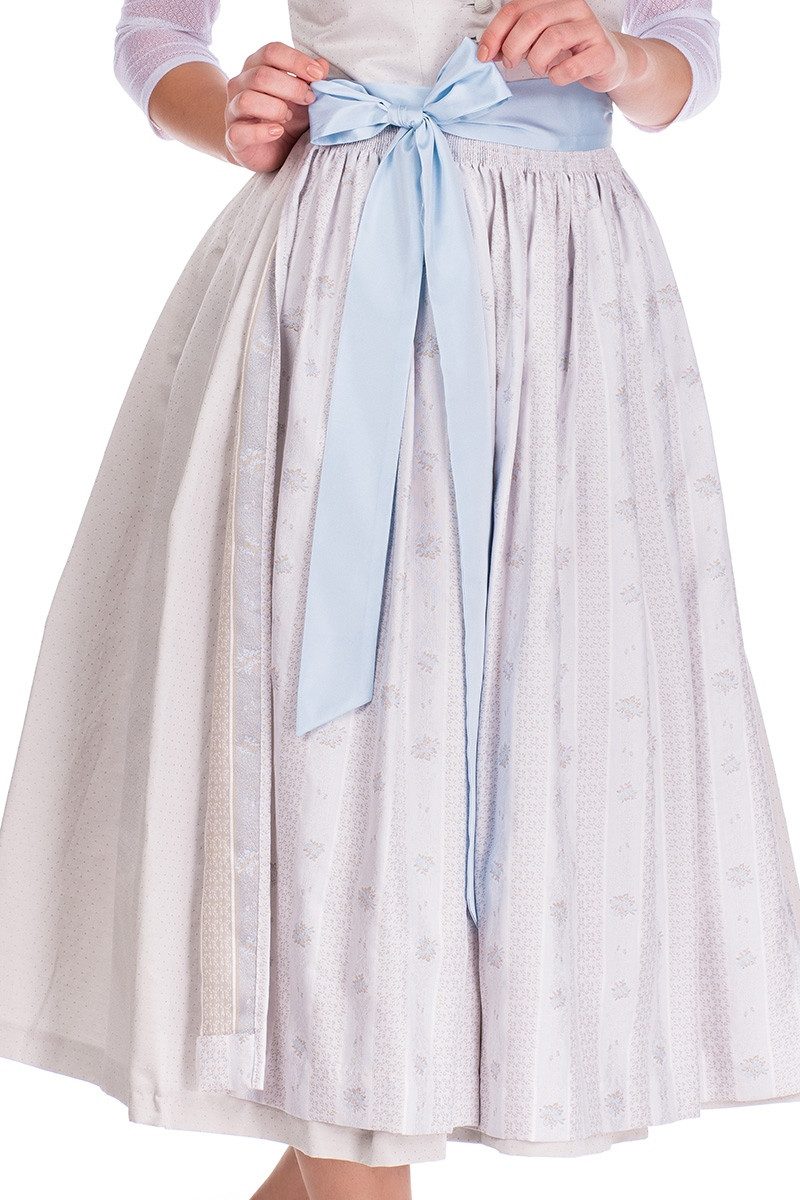 Hammerschmid Dirndl Dirndl lang 2tlg. - SCHLIERSEE - cremebeige/hellblau
