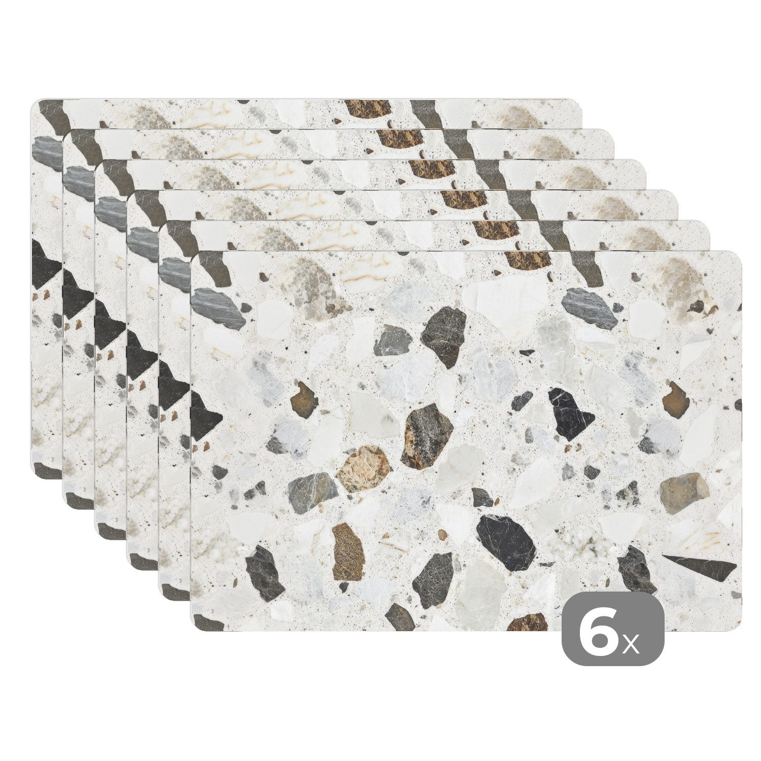 MuchoWow Platzset Marmor - Terrazzo - günstig online kaufen