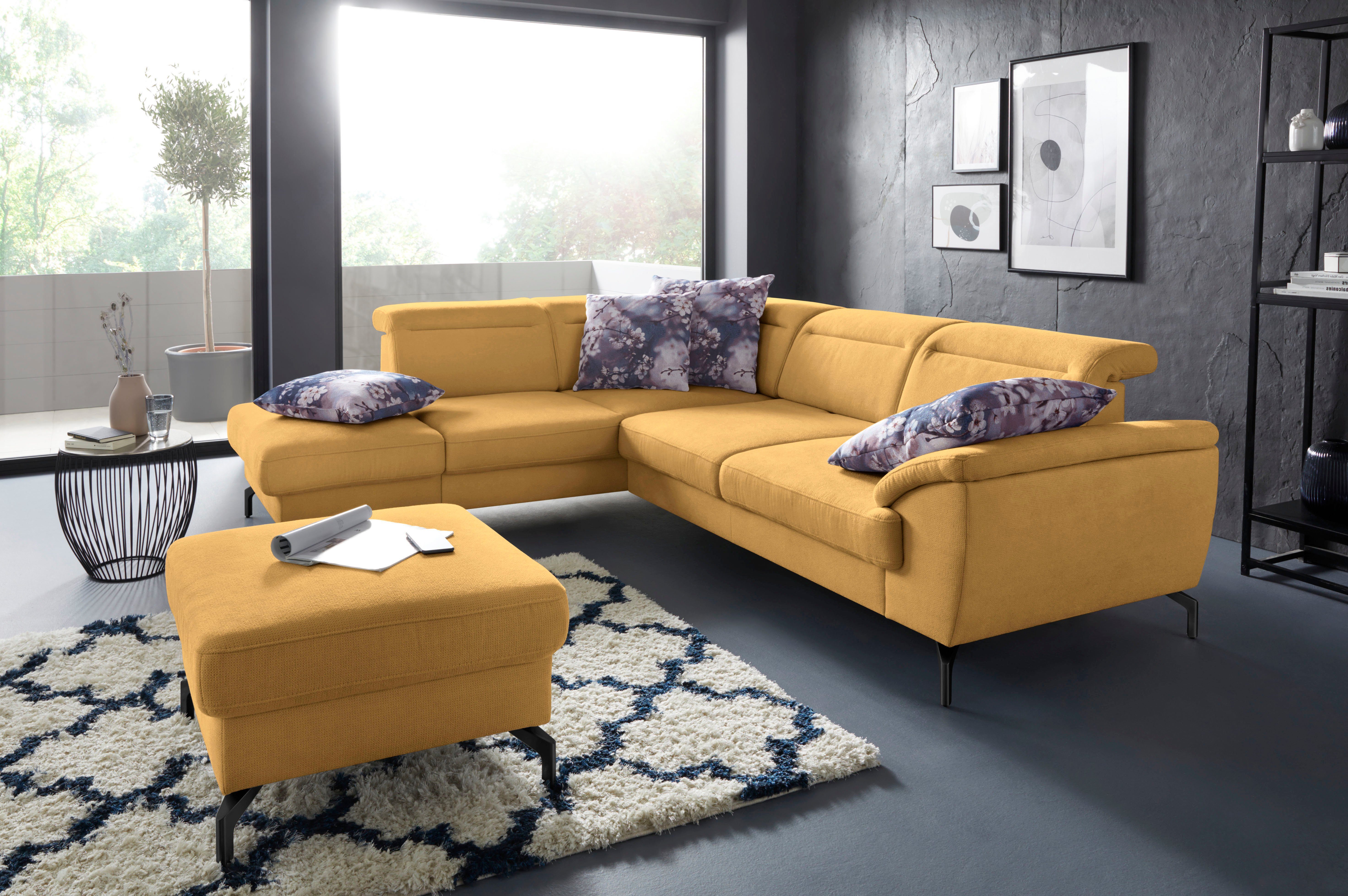 sit&more Ecksofa Percy L-Form, 15 cm günstig online kaufen