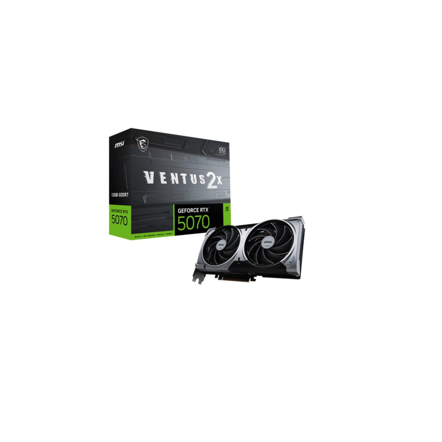 MSI GeForce RTX 5070 12G VENTUS 2X OC Grafikkarte