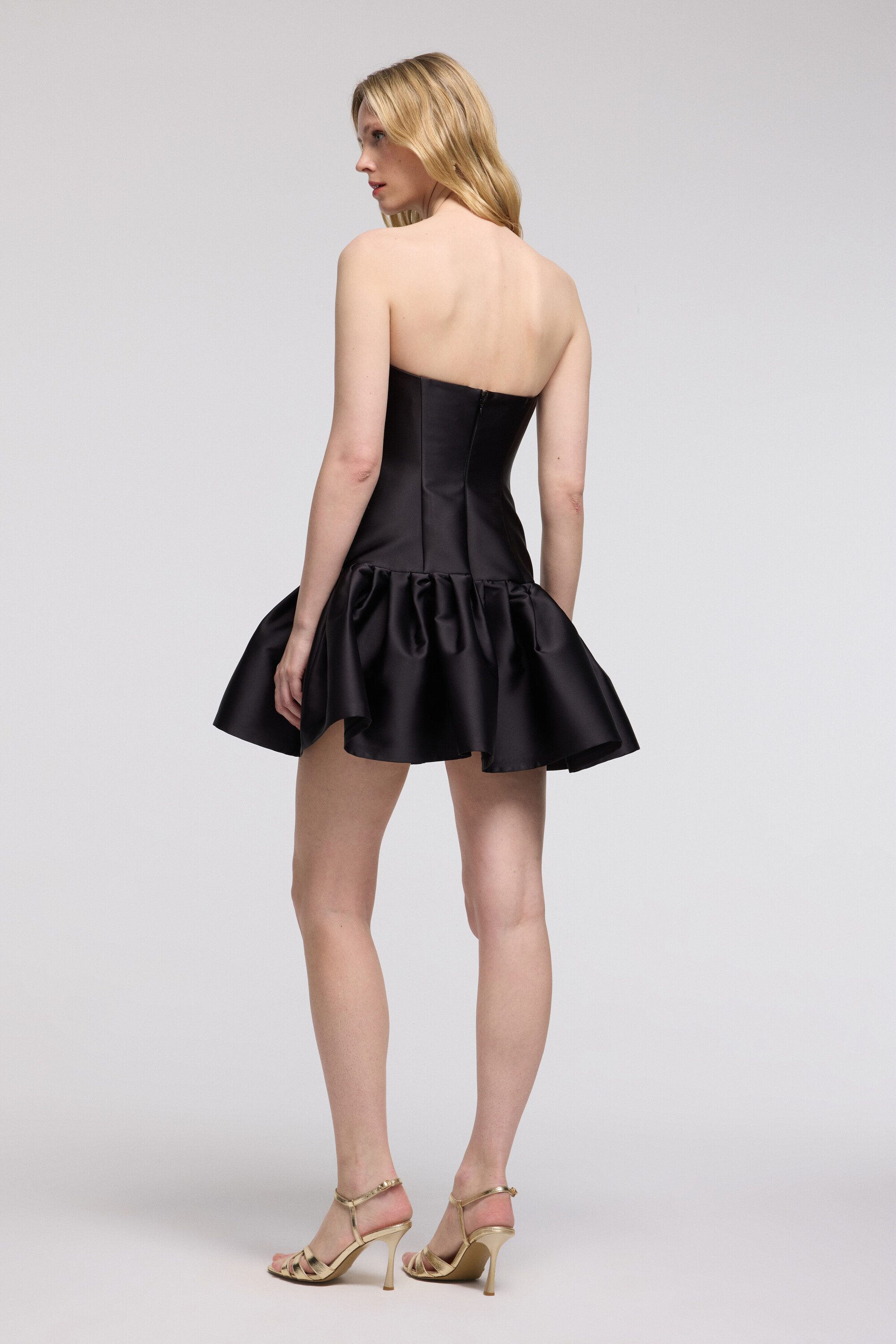 adL Cocktailkleid Trägerloses Mini-Kleid