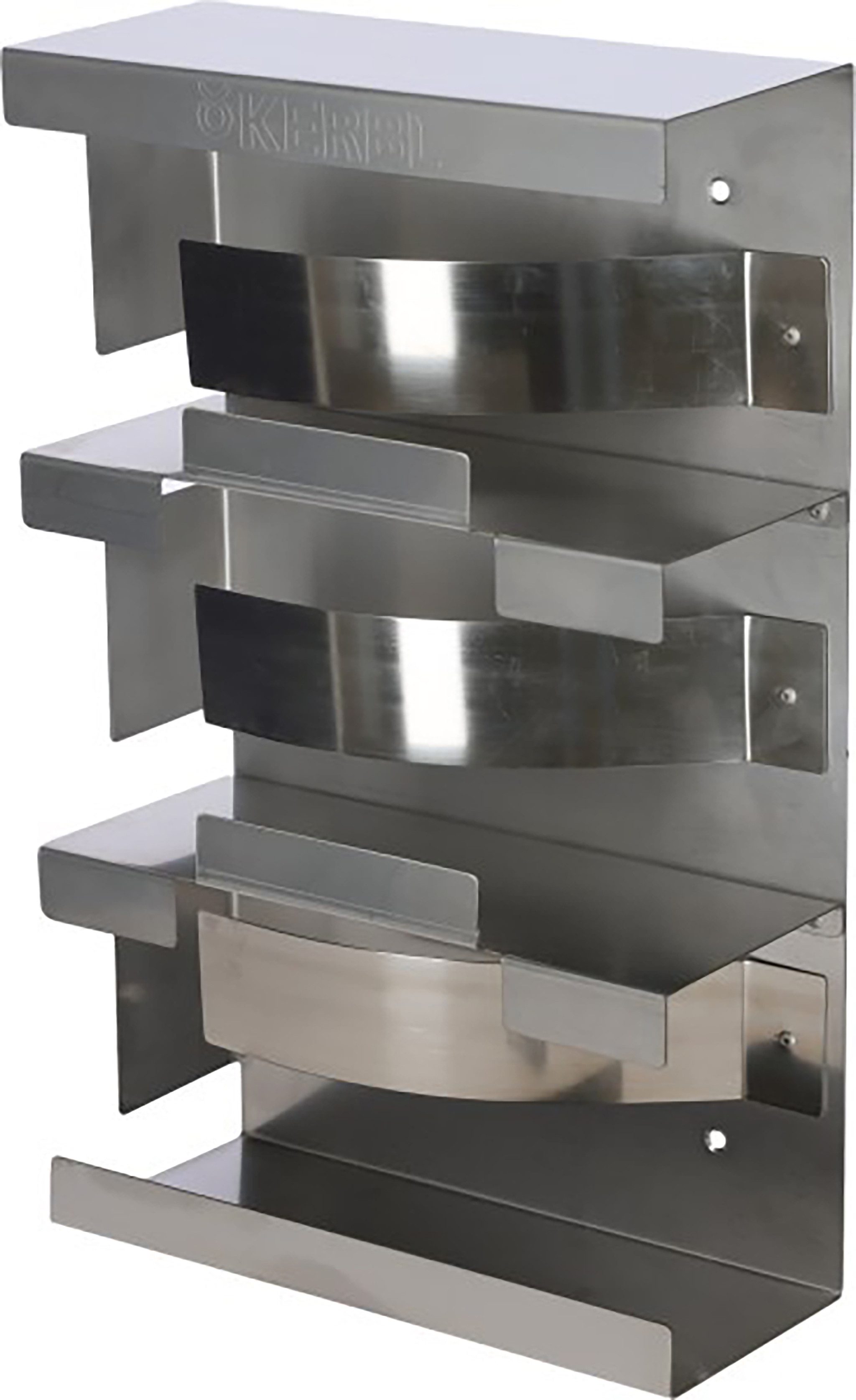 Kerbl Einweghandschuhe 3-fach Wandhalter für Handschuh, aus Edelstahl, mit günstig online kaufen