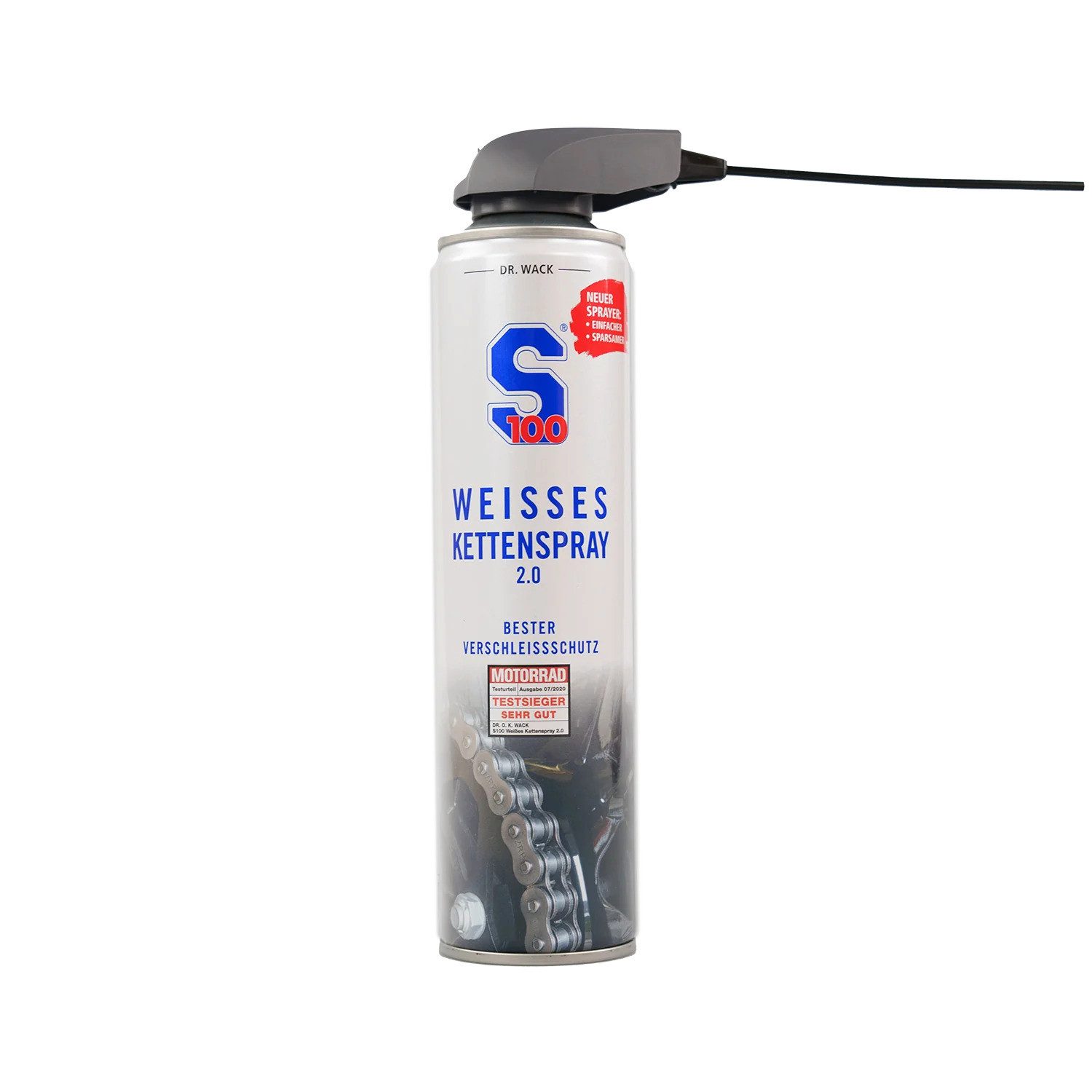 DR WACK Dr. Wack S100 Weißes Kettenspray 2.0 400 ml Auto-Reinigungsmittel