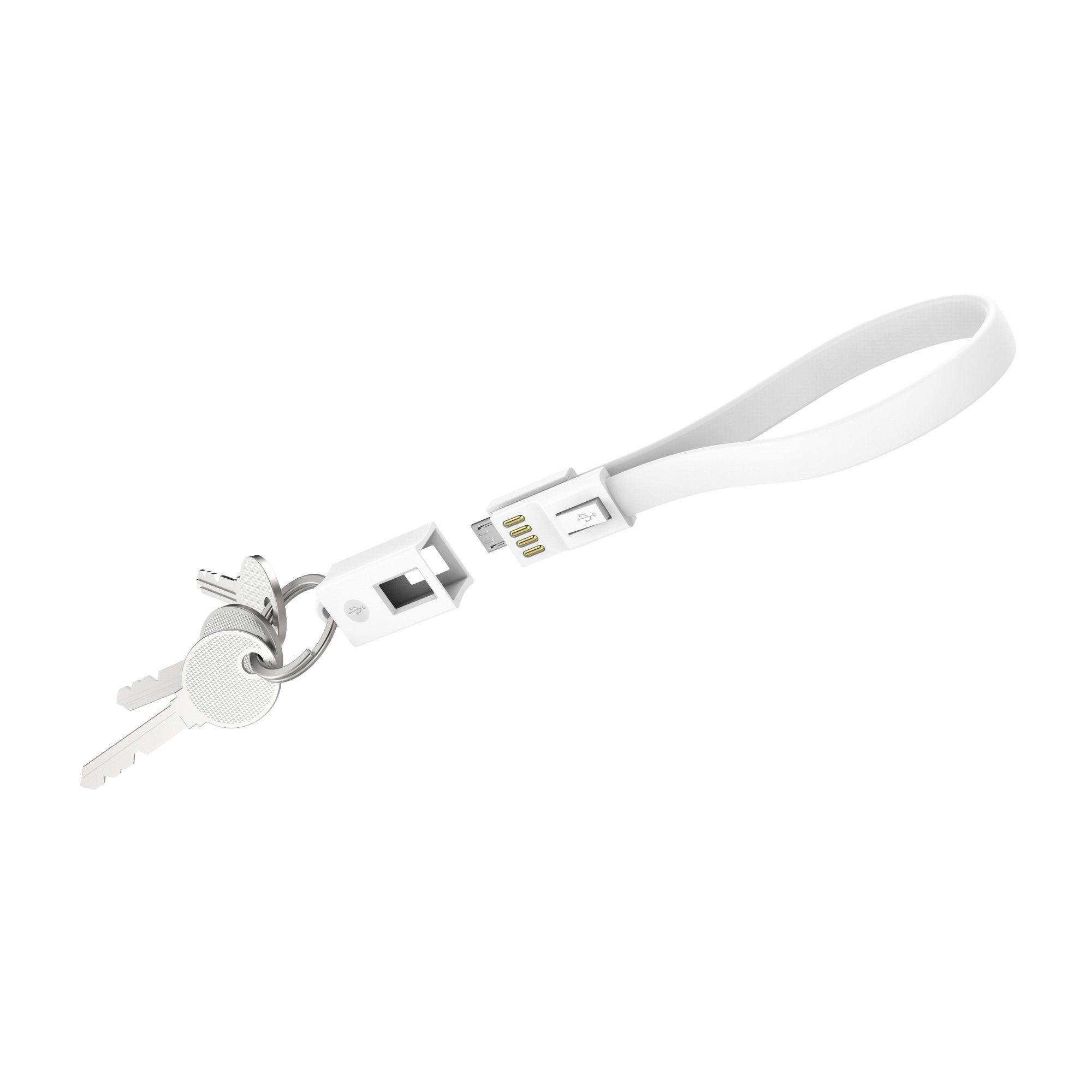 Kabel Colour Line Key Cable Micro USB 0.2m Smartphone-Kabel