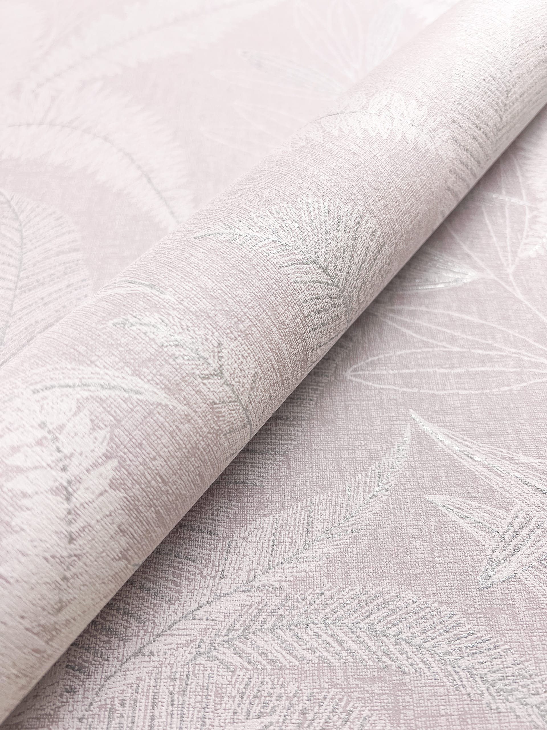 Newroom Vliestapete Niama Purple Tapete Mustertapete Dschungel,Pflanzen,Blä günstig online kaufen