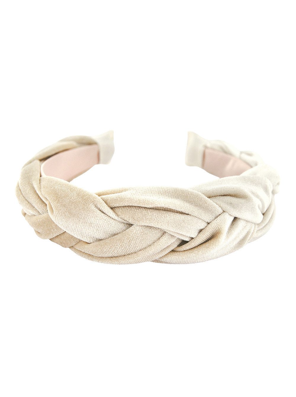 axy Haarreif Haarreif Samt Flechtoptik, Trachten geflochten Vintage Damen Haareifen Haarband