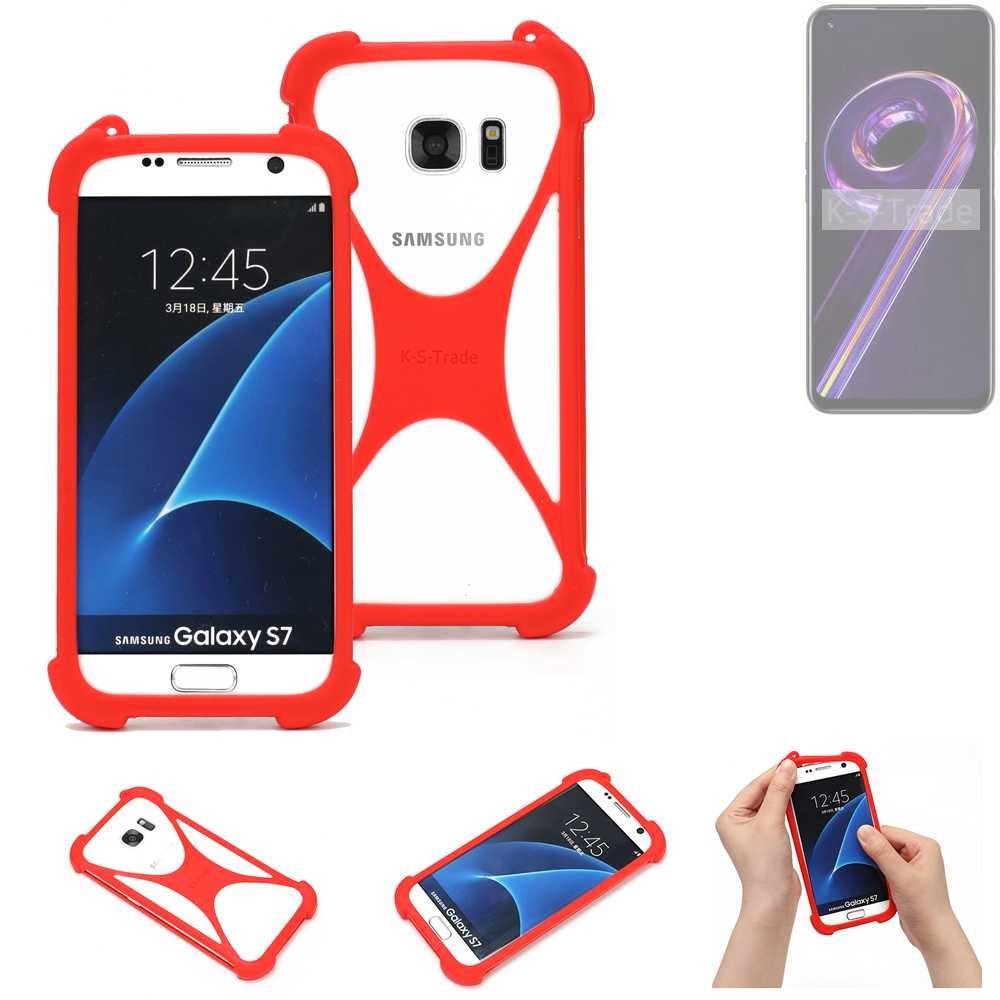 K-S-Trade Handyhülle für Realme 9 Pro, Handy-Hülle Schutz-Hülle Bumper Silikon Schutz Hülle Cover Case