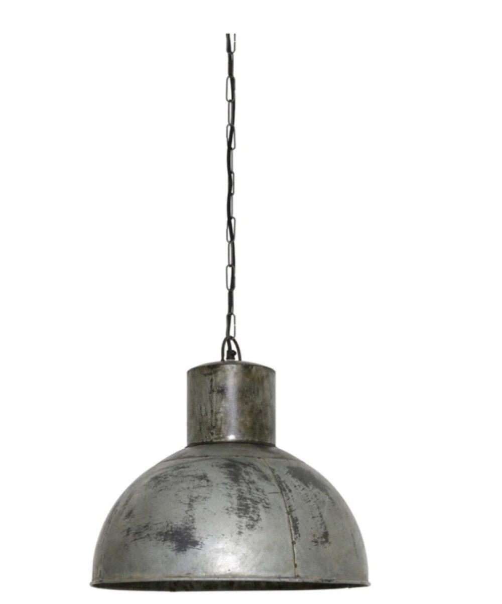 Dirk Davids Leuchten GmbH Hängeleuchten Hängeleuchte Ø43x43 cm vintage Silber 3072823, ohne Leuchtmittel