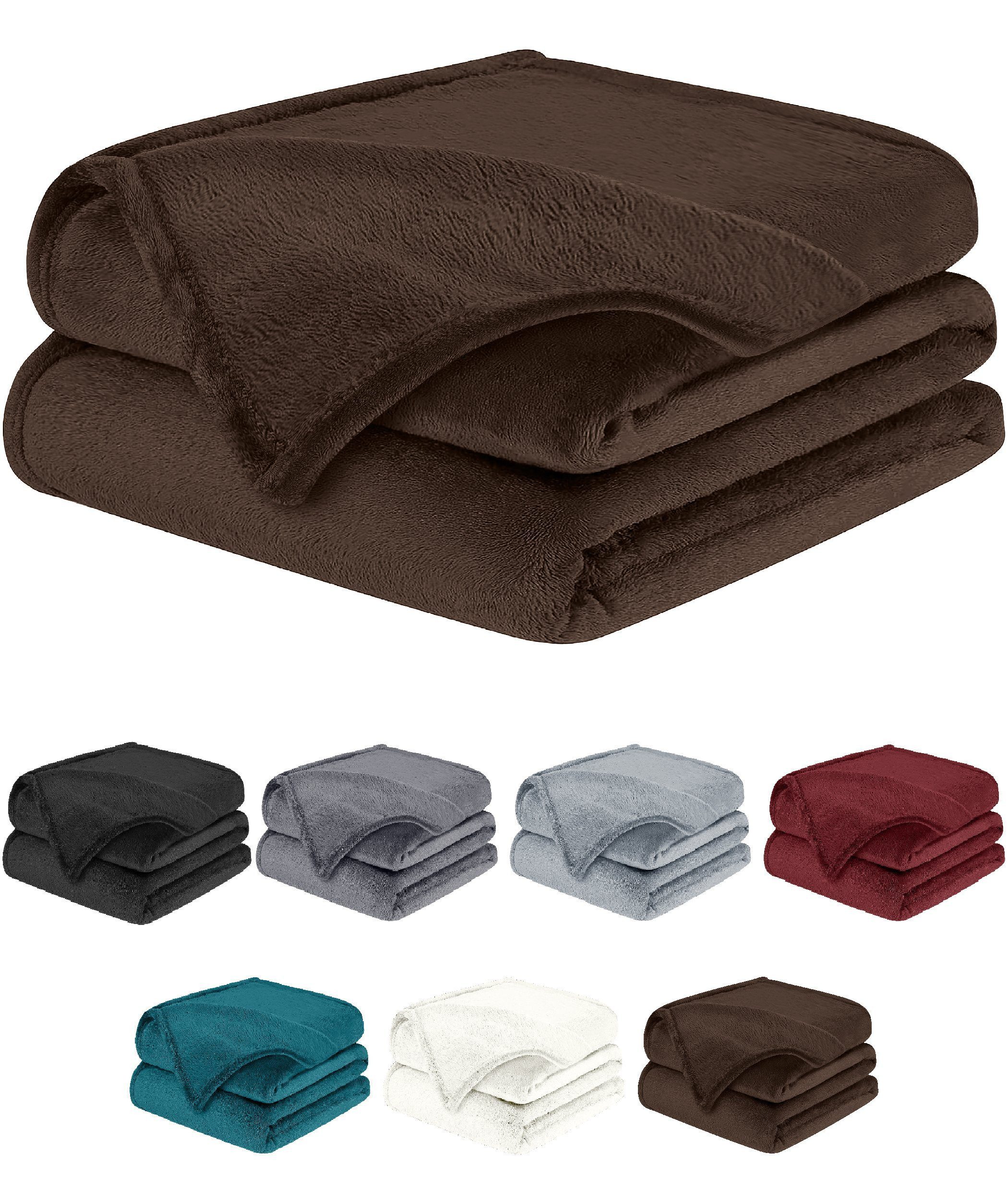 Wohndecke, flauschige Kuscheldecke, weiche Decke, Überwurfdecke, BARBONS, atmungsaktiv, super weich und flauschig, hochwertig