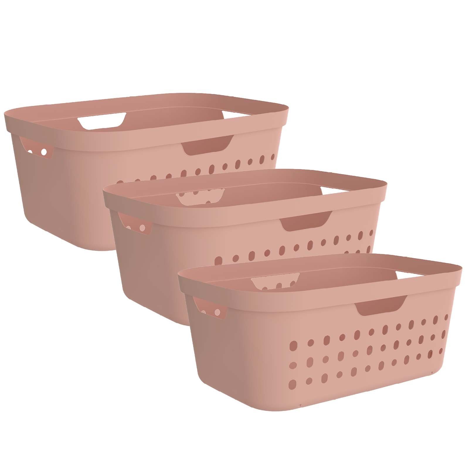 ROTHO Wäschekorb (Wäschekorbset, 3er-Set) günstig online kaufen