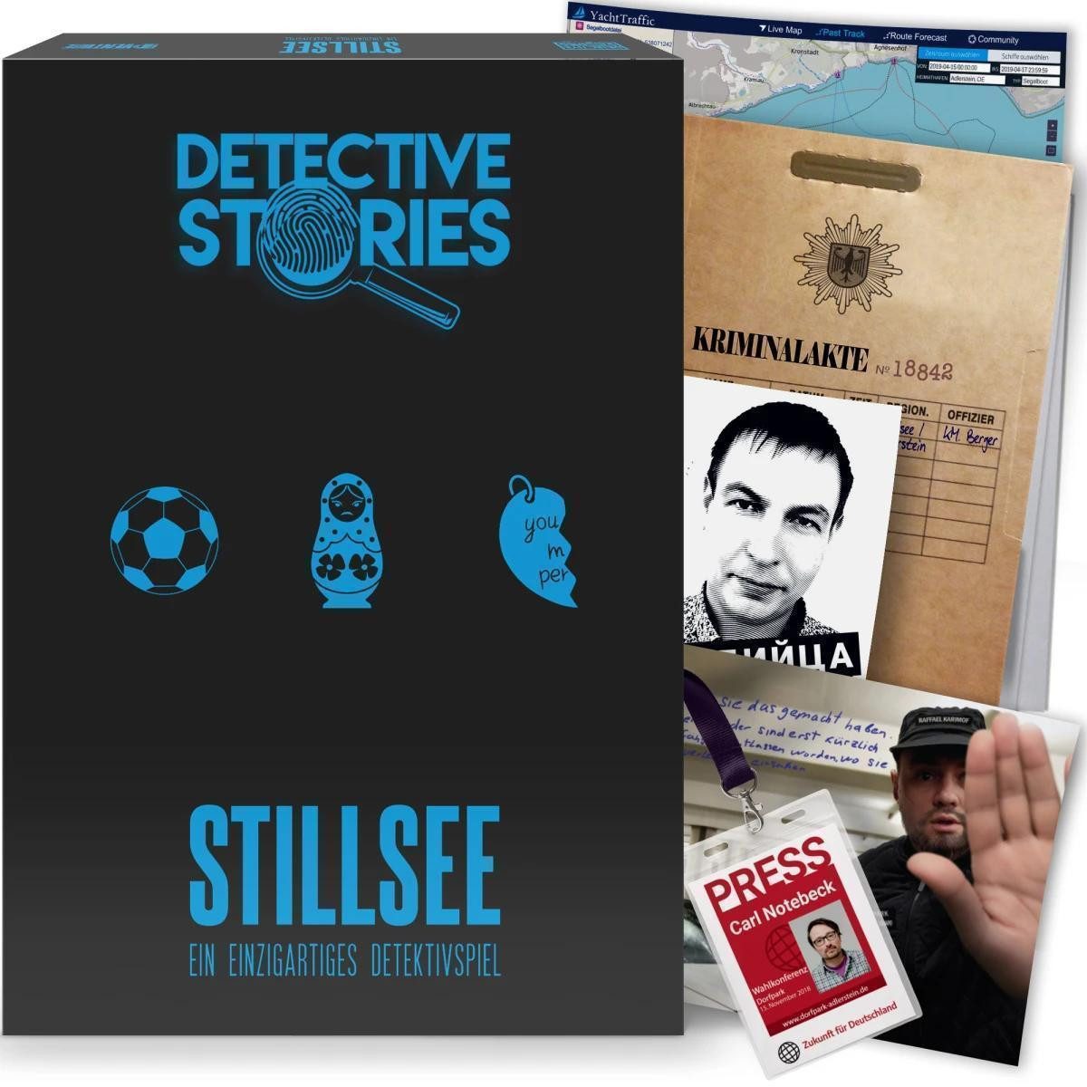 iDventure Spiel, Familienspiel 0785045811087 - Detective Stories. Fall 3 - STILLSEE DE, Familienspiel