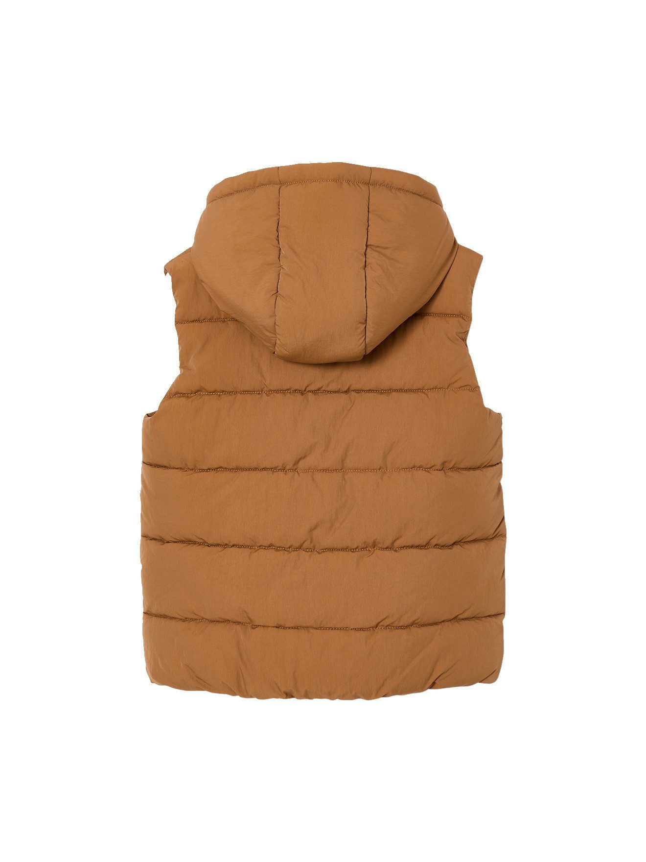 vertbaudet Steppjacke Steppweste mit Kapuze Jungen, Recycling-Polyester