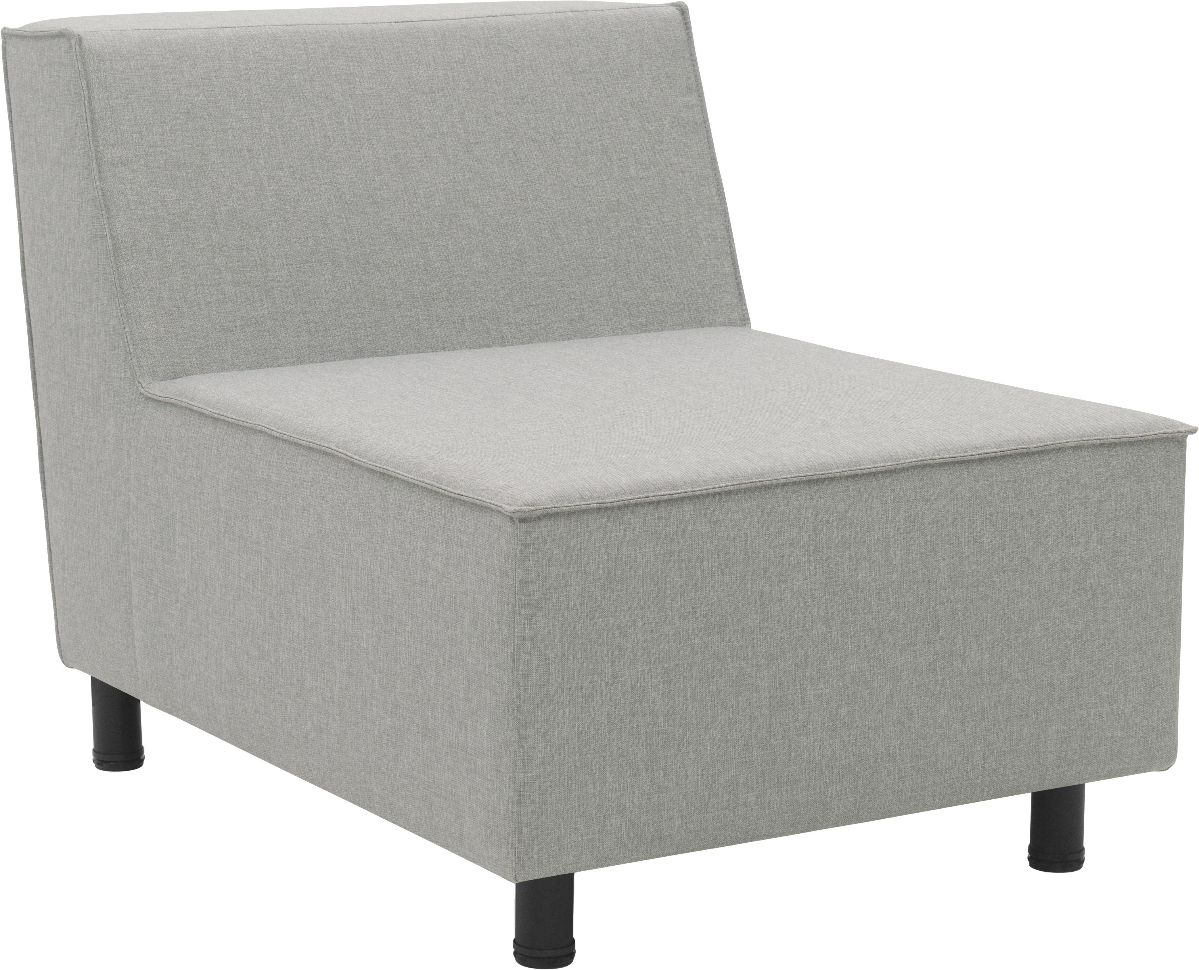 DOMO collection Sofaelement Sonna, individuell zusammenstellbar, Einzelelemente für Terrasse, Garten und Balkon, speziell für Outdoor