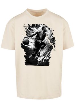F4NT4STIC T-Shirt Basketball Splash Sport OVERSIZE TEE Print