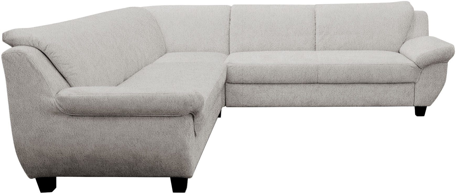 OTTO home Ecksofa Silkeborg 251 x 251 cm, formschönes Sofa mit dunklen Füßen, aus haustierfreundlichem Pet Friendly Bezug