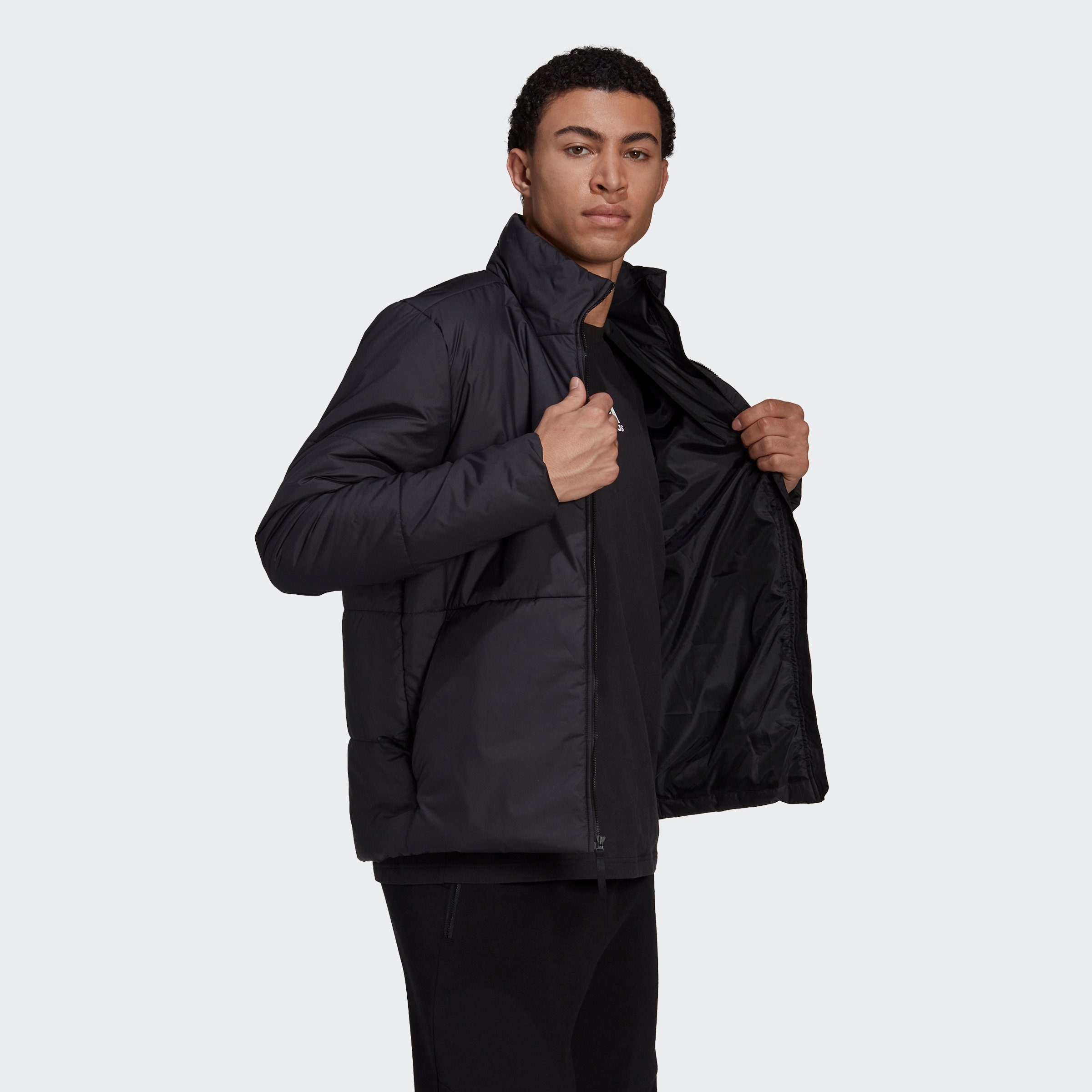INSULATED adidas 3STREIFEN BSC Sportswear Black Outdoorjacke