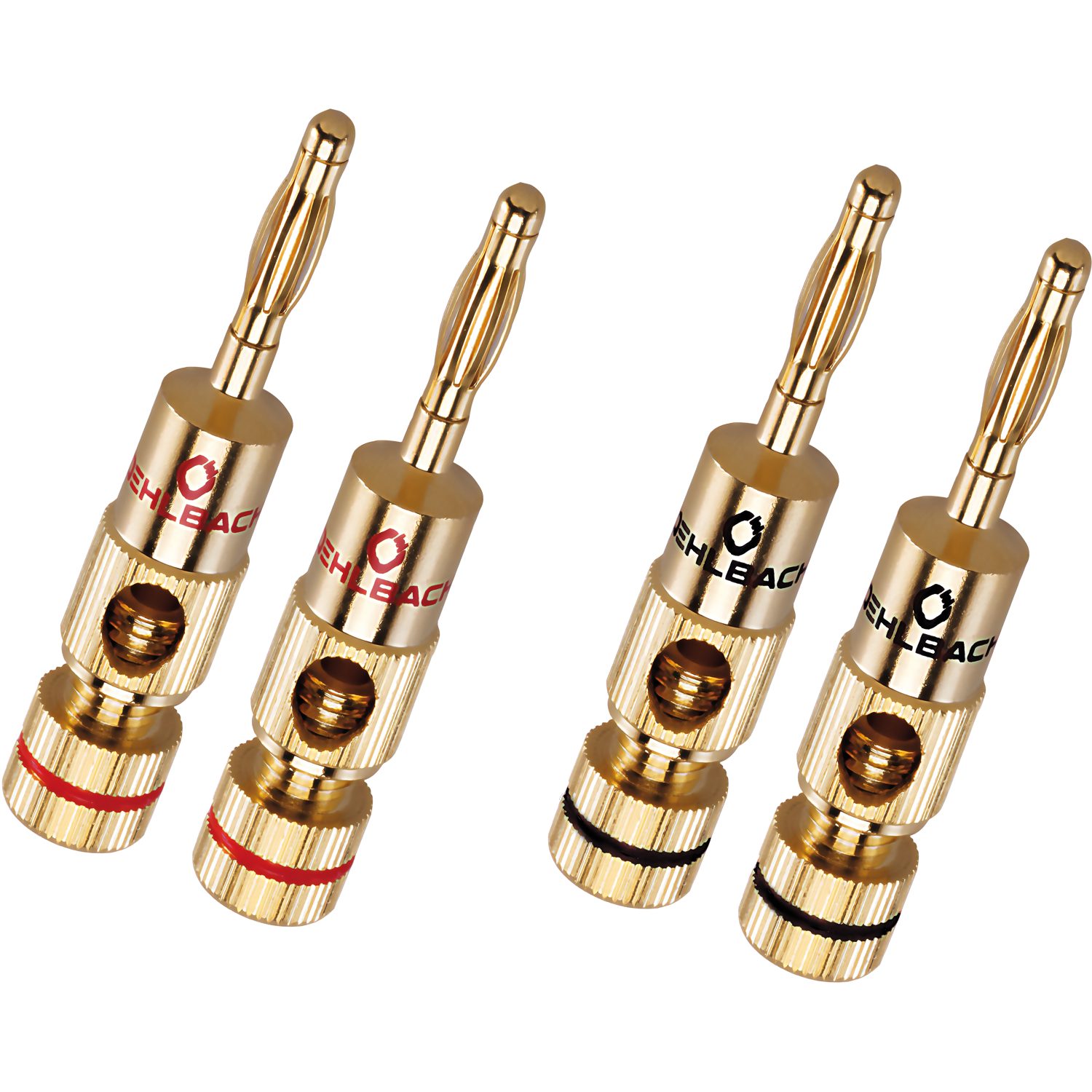 Banana B2 Bananen-Stecker bis 10 mm² 4 Stück Audio-Adapter