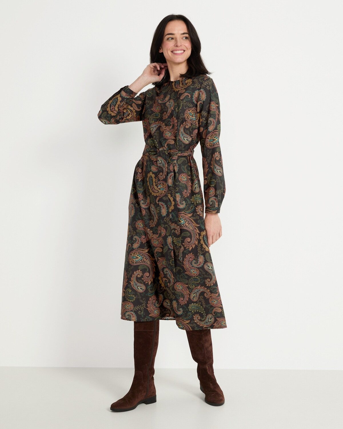 Reitmayer Maxikleid Kleid mit Paisley-Print