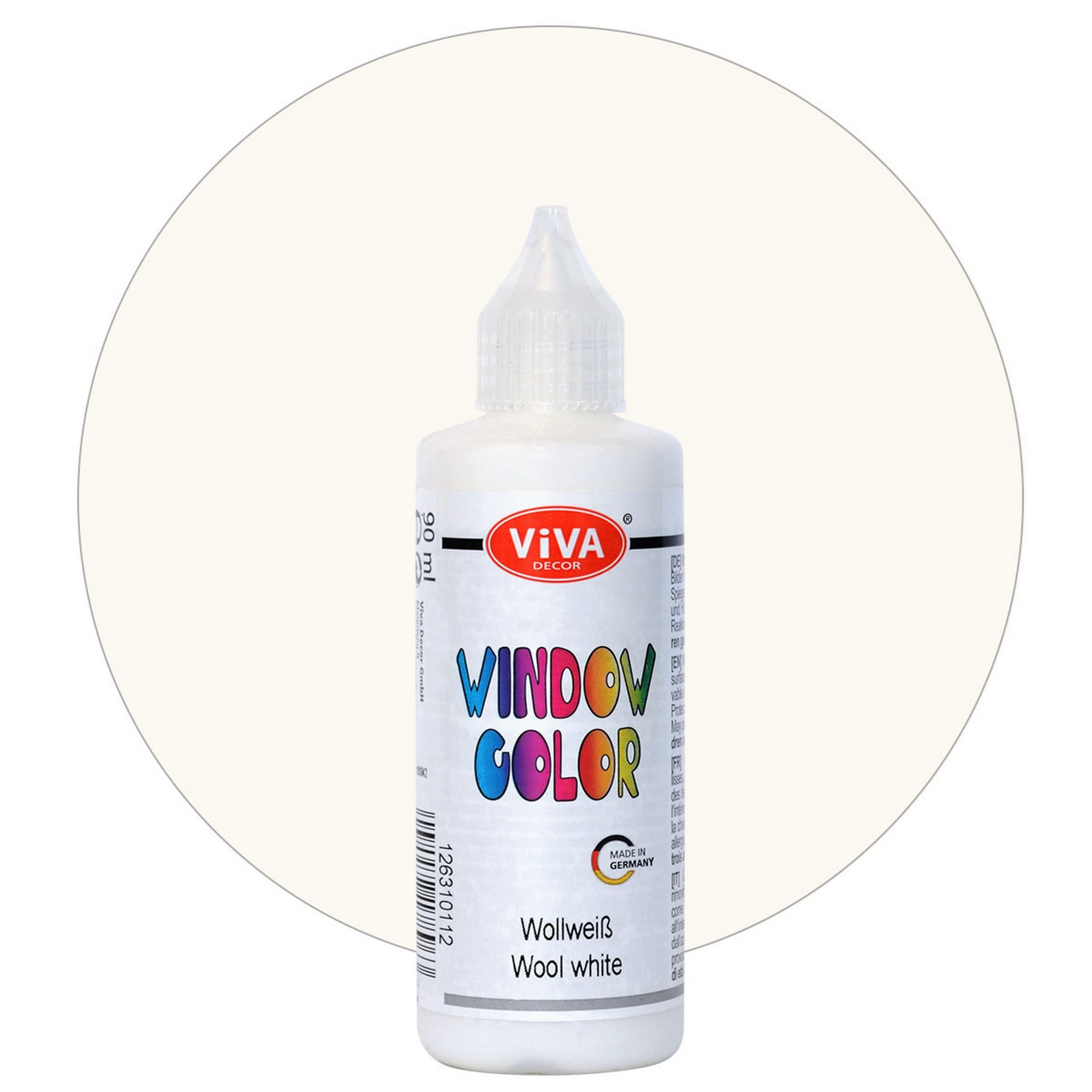 Viva Decor Fensterbild ViVA DECOR Window Color 80ml, Wollweiß