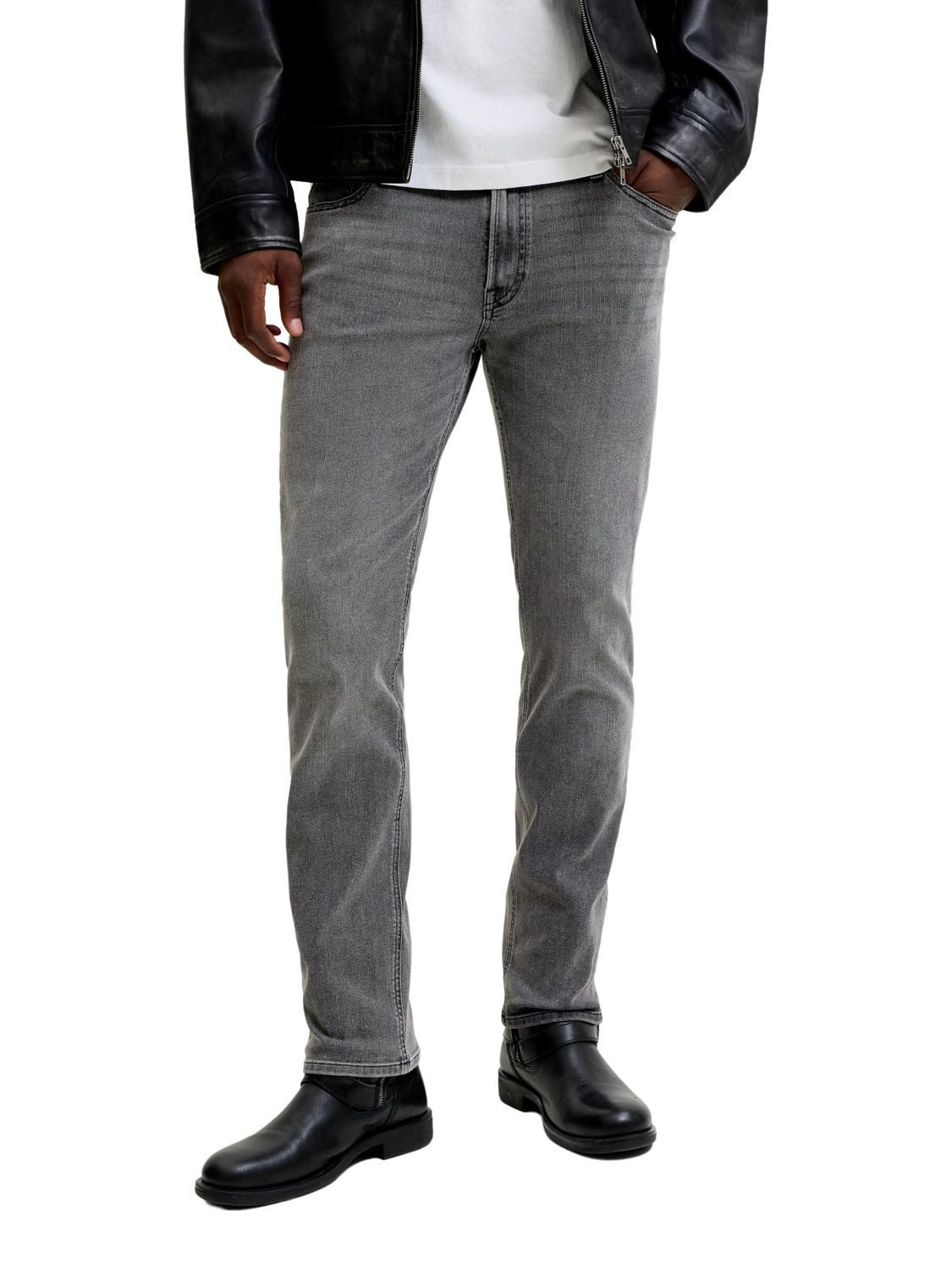 Jack & Jones Straight-Jeans JJICLARK JJORIGINAL mit Stretch