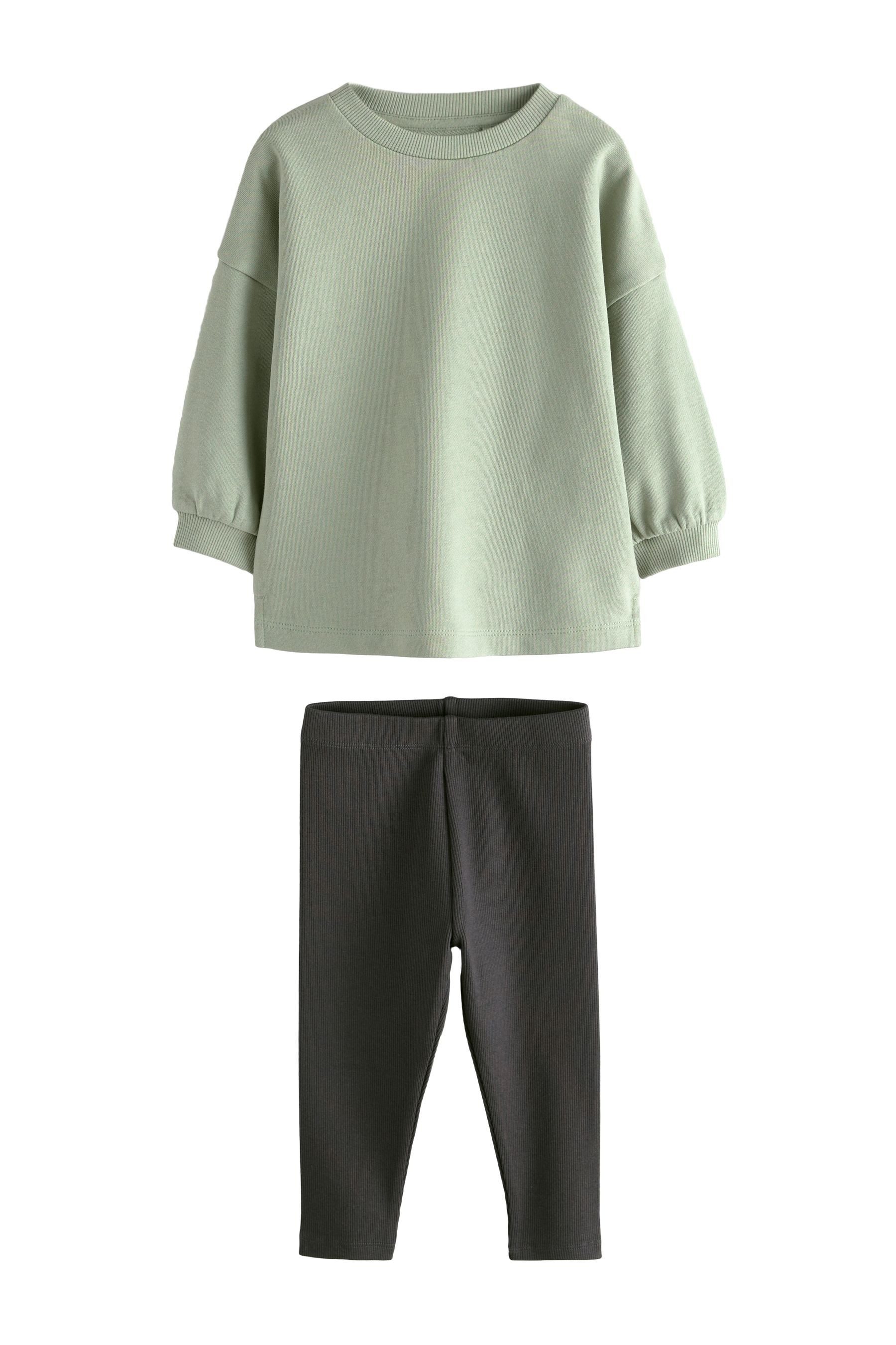 Next Shirt & Leggings Langarmoberteil und Leggings im Set (2-tlg)