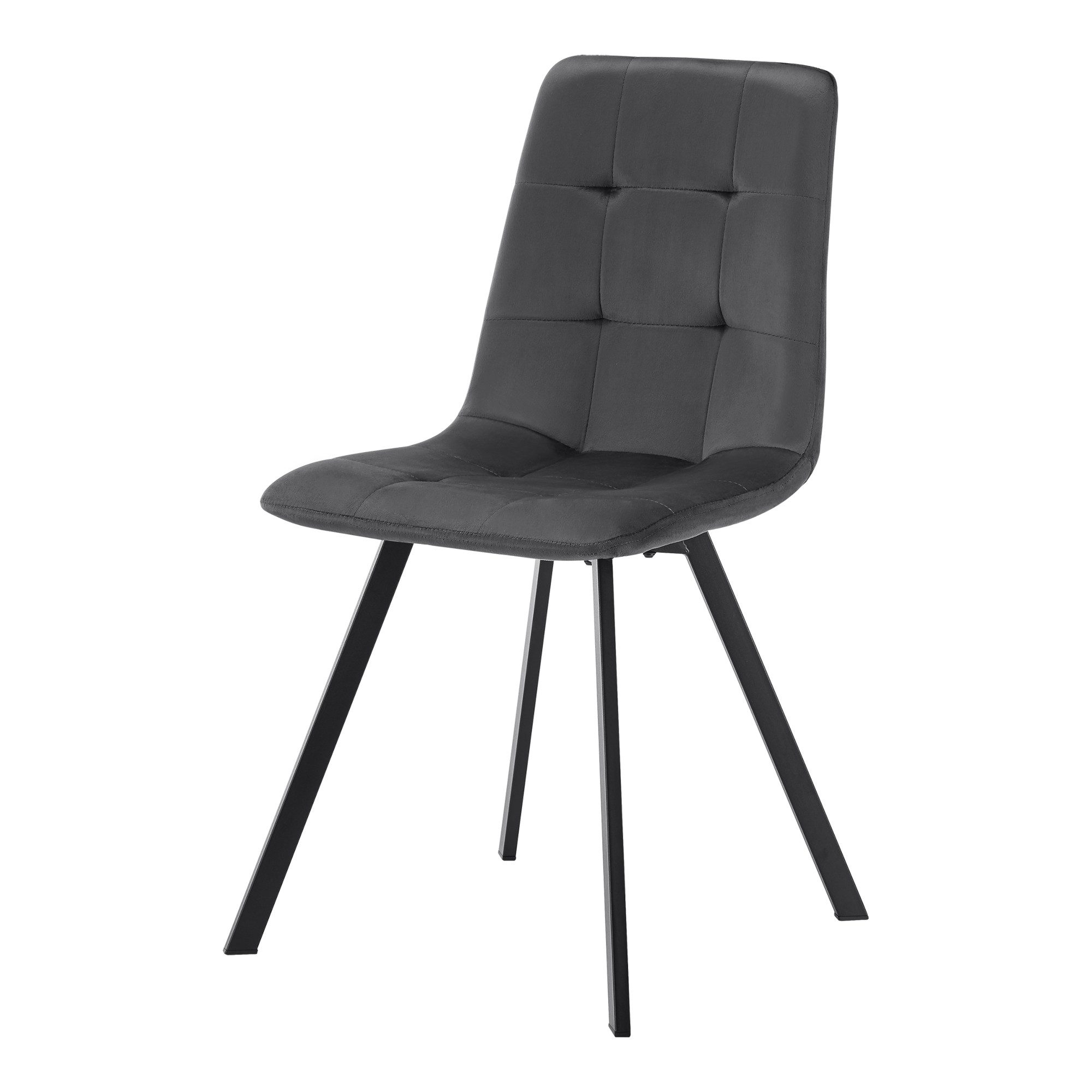en.casa Essgruppe, (5-tlg), »Fitjar« 75xØ100 cm runde Tischplatte Betonoptik/Dunkelgrau