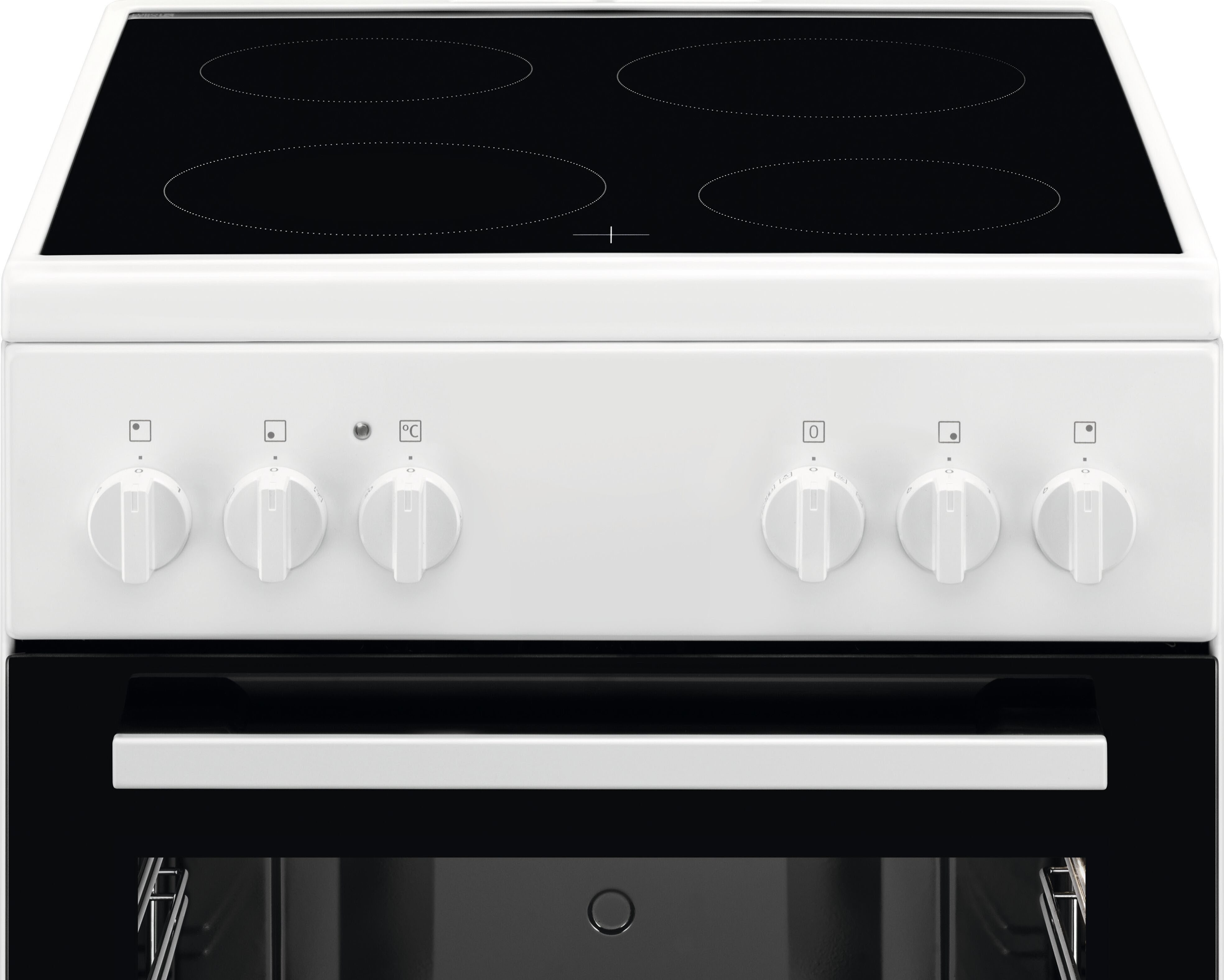AEG Elektro-Standherd CCB50090BW, mit Backauszug, Umluft-Funktion: Für gleichmäßige Ergebnisse auf allen Einschubebenen