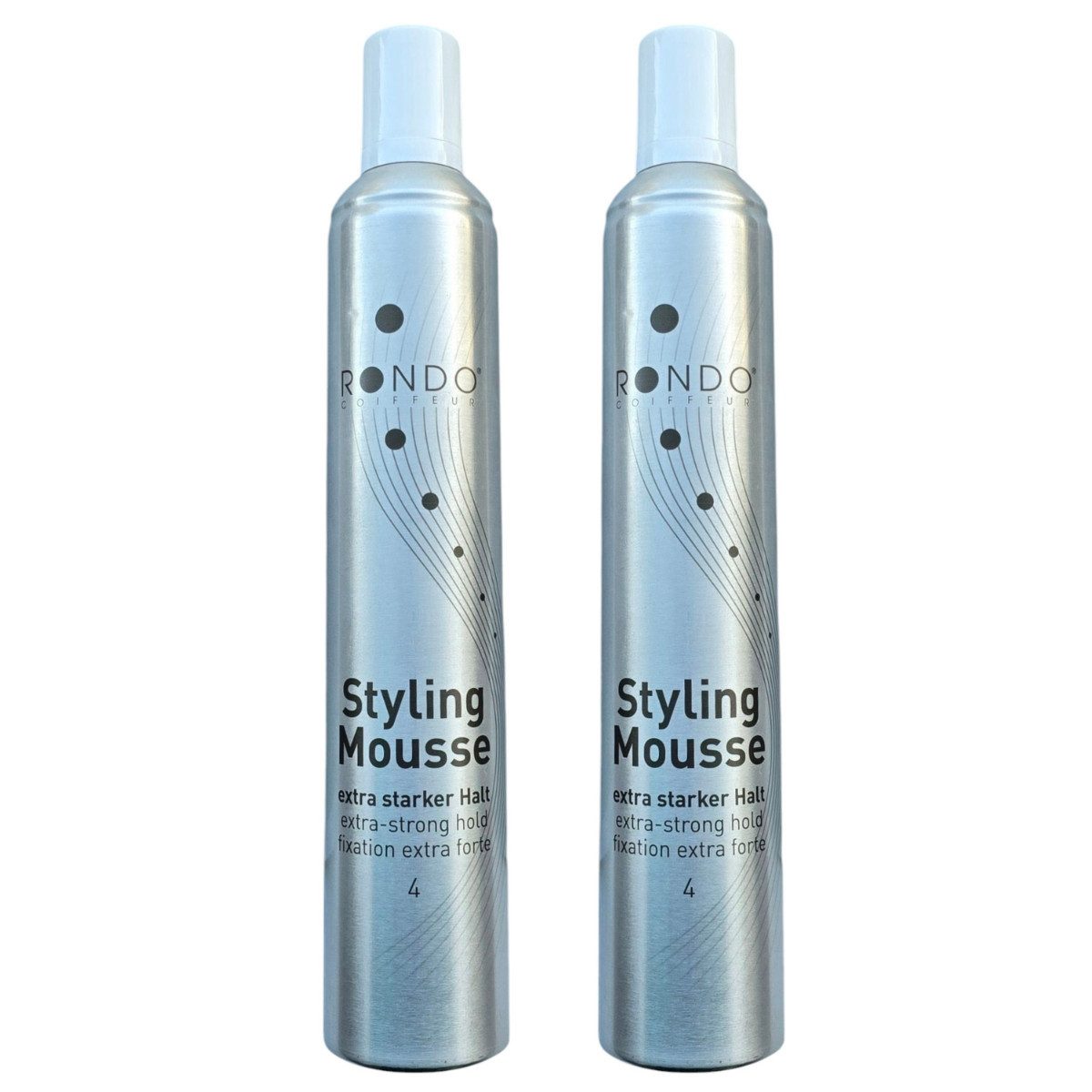 RONDO Haarfestiger Rondo Styling Mousse 500ml Extra Strong 2 Stück